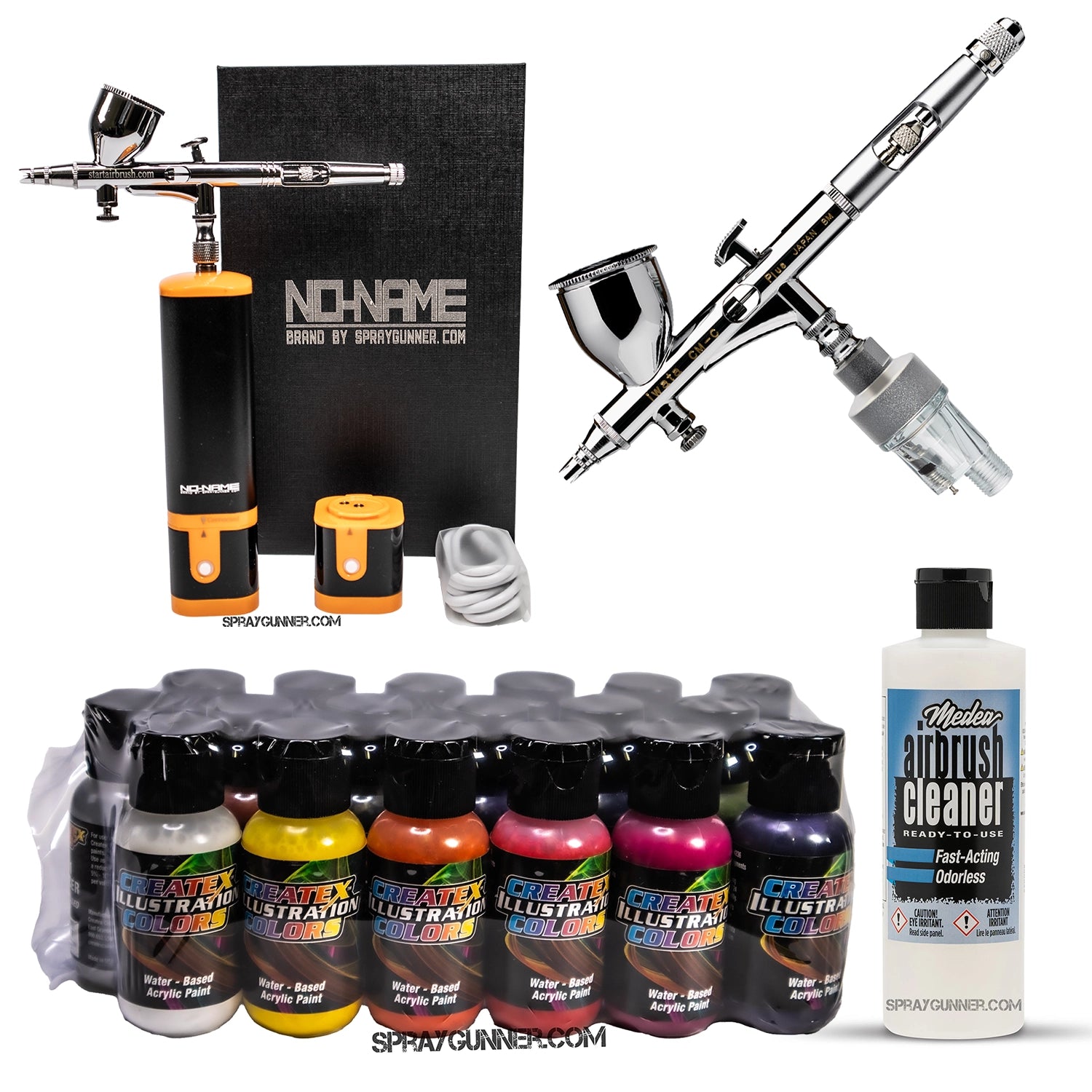 Cordless airbrush battery powered compressor with airbrush kit with Options - Urbanlystore