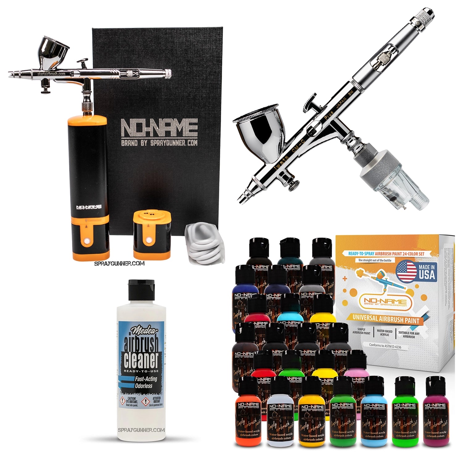 Cordless airbrush battery powered compressor with airbrush kit with Options - Urbanlystore