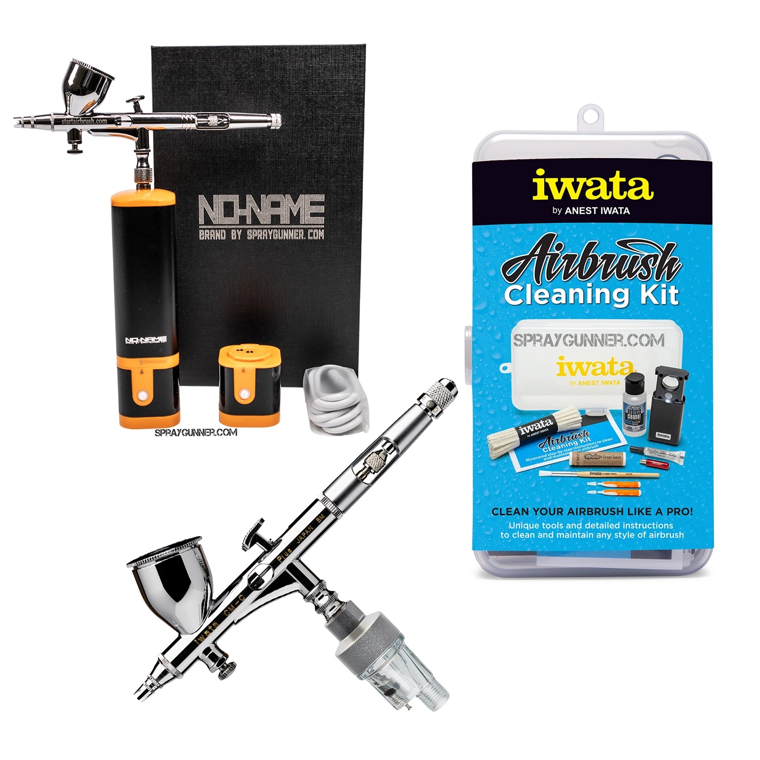 Cordless airbrush battery powered compressor with airbrush kit with Options - Urbanlystore