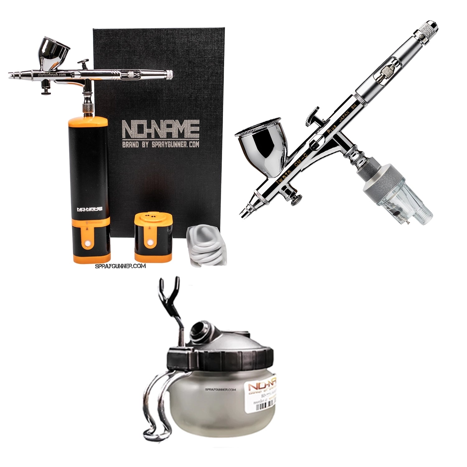 Cordless airbrush battery powered compressor with airbrush kit with Options - Urbanlystore