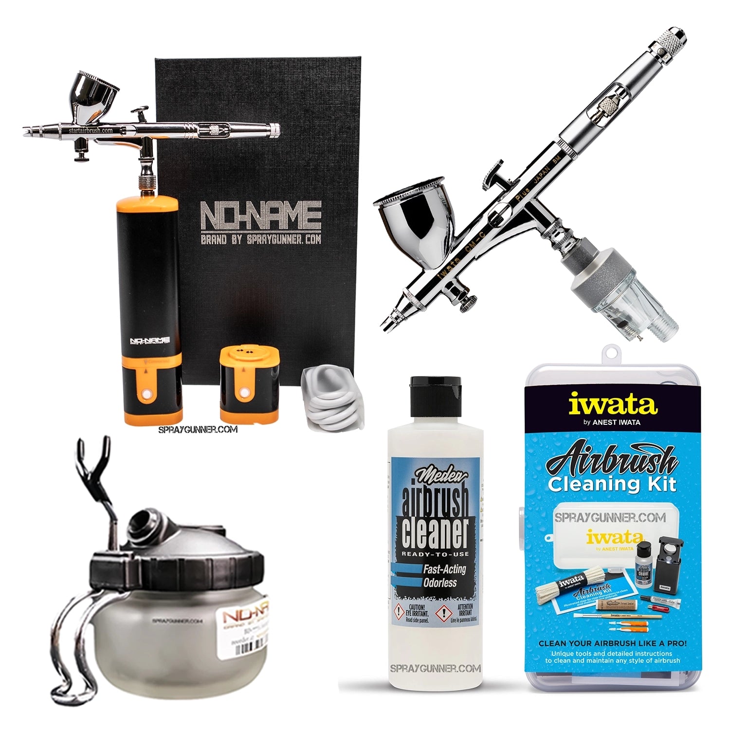 Cordless airbrush battery powered compressor with airbrush kit with Options - Urbanlystore