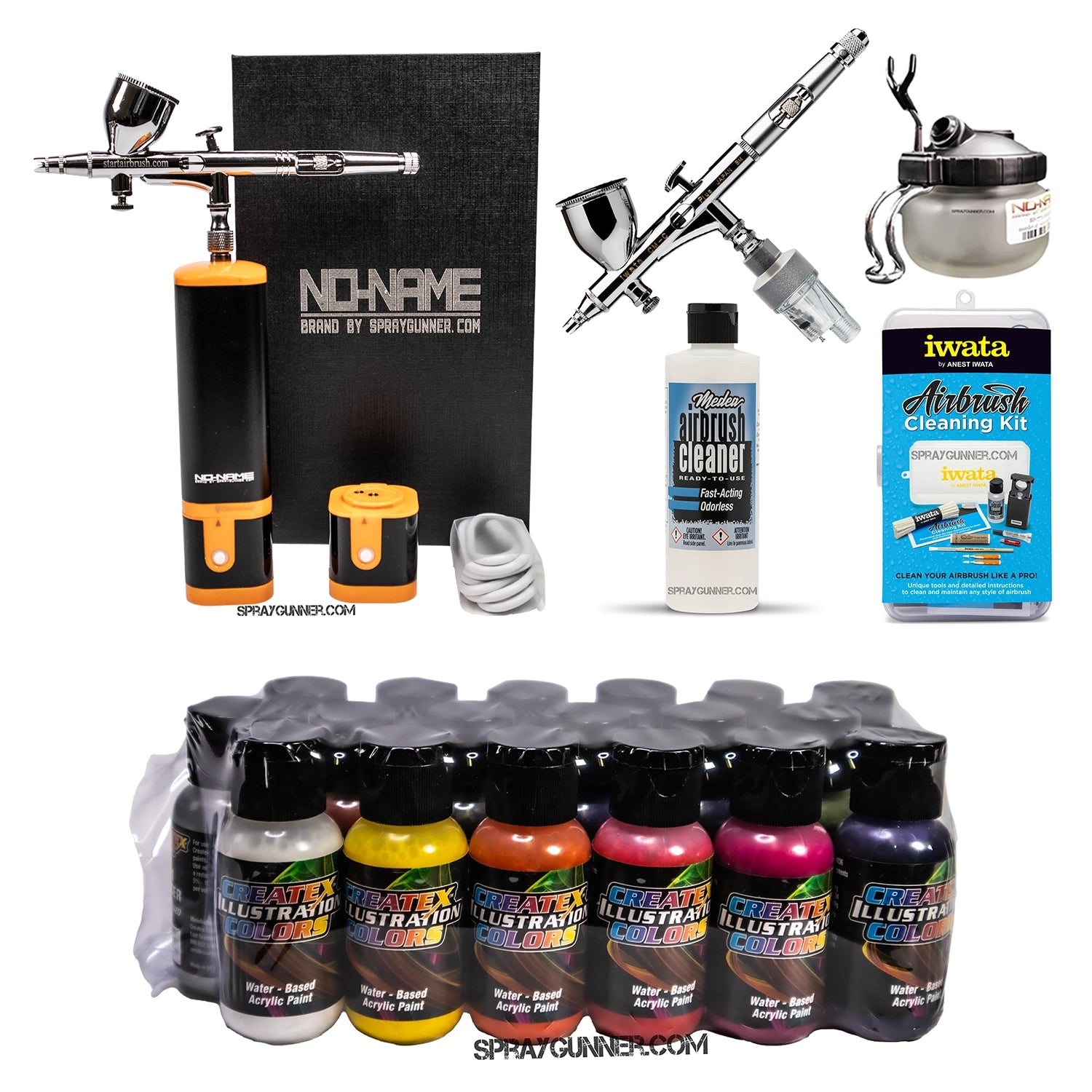 Cordless airbrush battery powered compressor with airbrush kit with Options - Urbanlystore