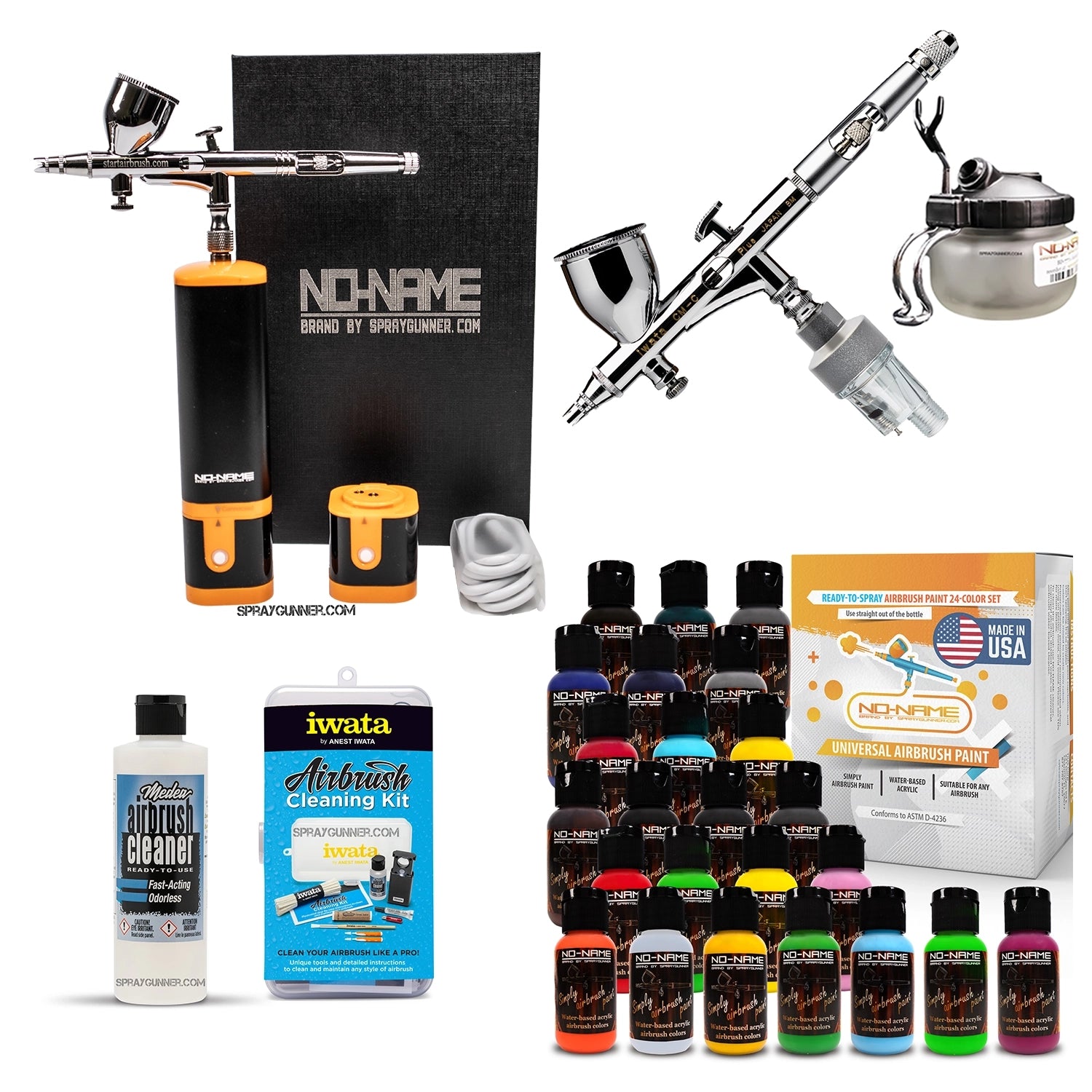 Cordless airbrush battery powered compressor with airbrush kit with Options - Urbanlystore