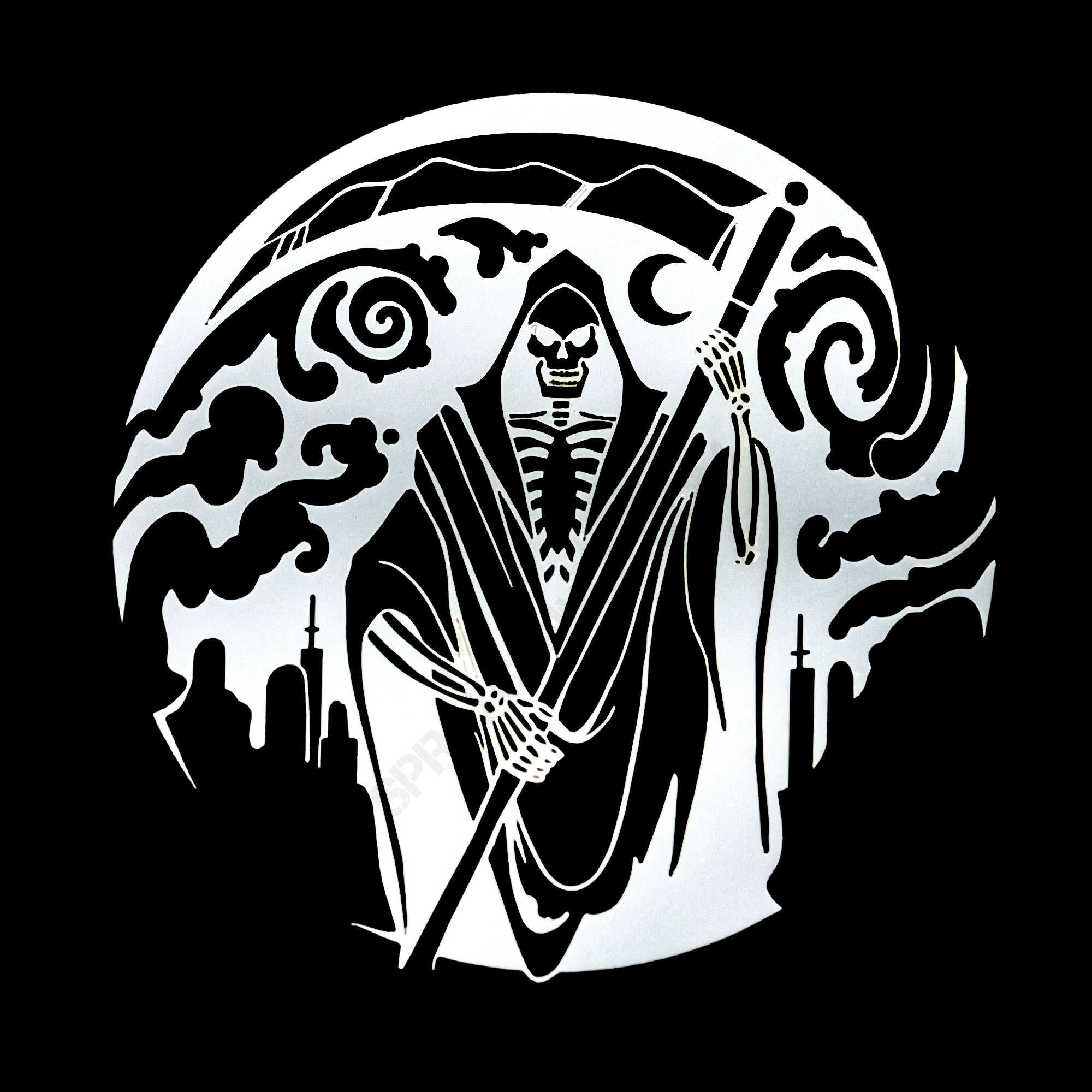 NO-NAME Brand Grim Reaper Stencil #2 NO-NAME brand at Urbanlystore