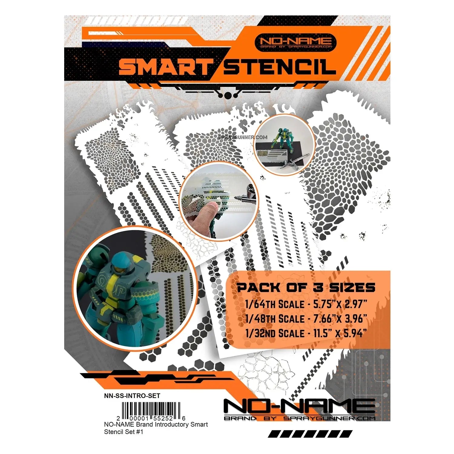 NO-NAME Brand Introductory Smart Stencil Set (3 sizes) - Urbanlystore
