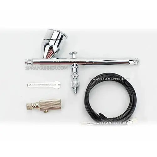 NO-NAME Tooty Air Compressor PS-266 Airbrush with 3m Hose and Opaque Createx Airbrush Colors Set NO-NAME brand