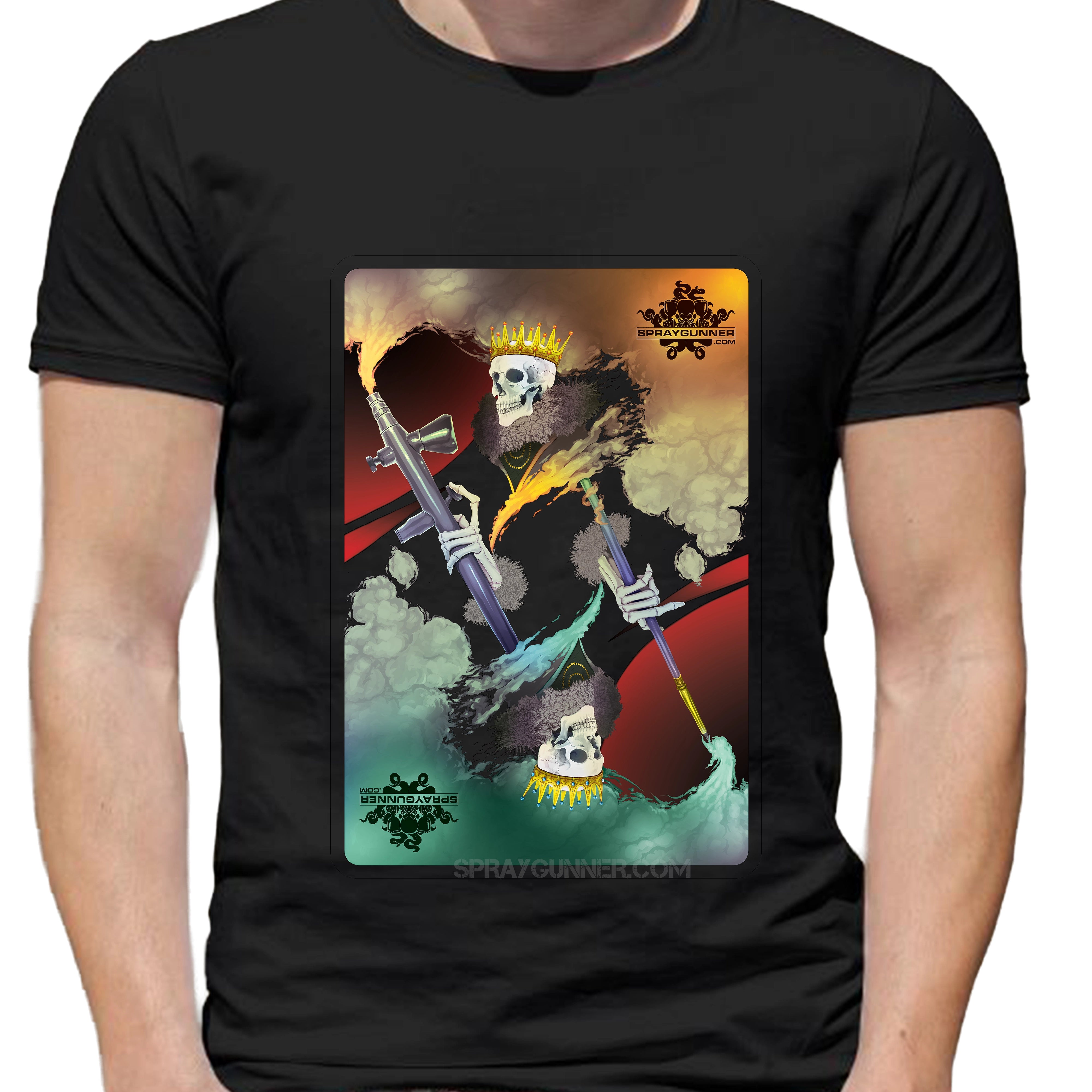 Urbanlystore Exclusive Skull King of Airbrush T-Shirt