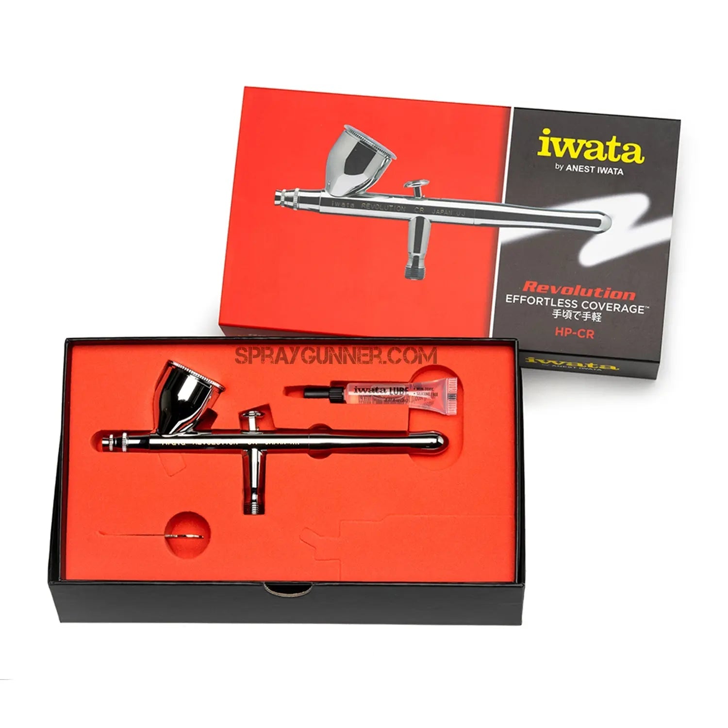 Iwata Revolution HP-CR Gravity Feed Dual Action Airbrush Iwata