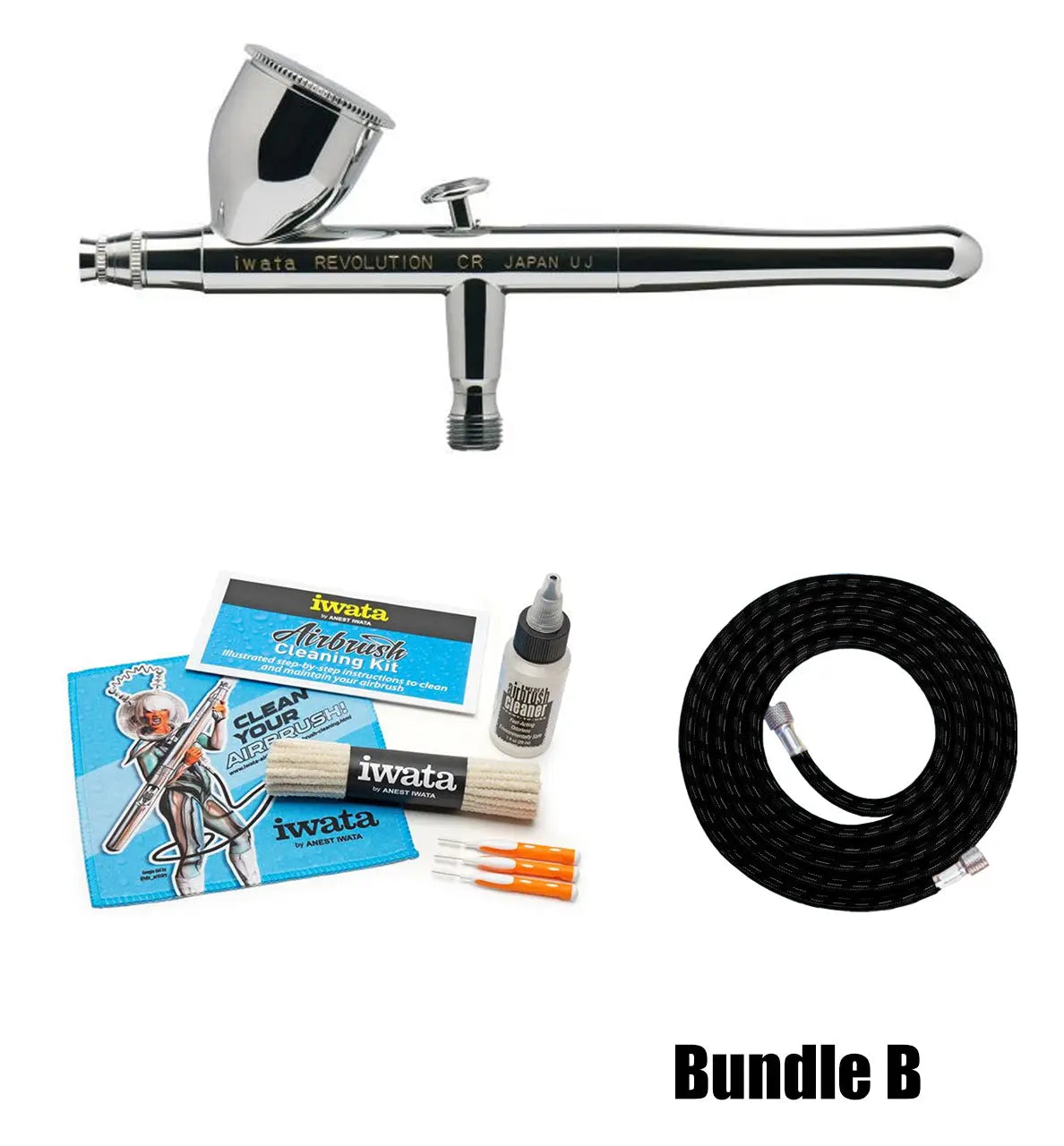 Iwata Revolution HP-CR Gravity Feed Dual Action Airbrush Iwata