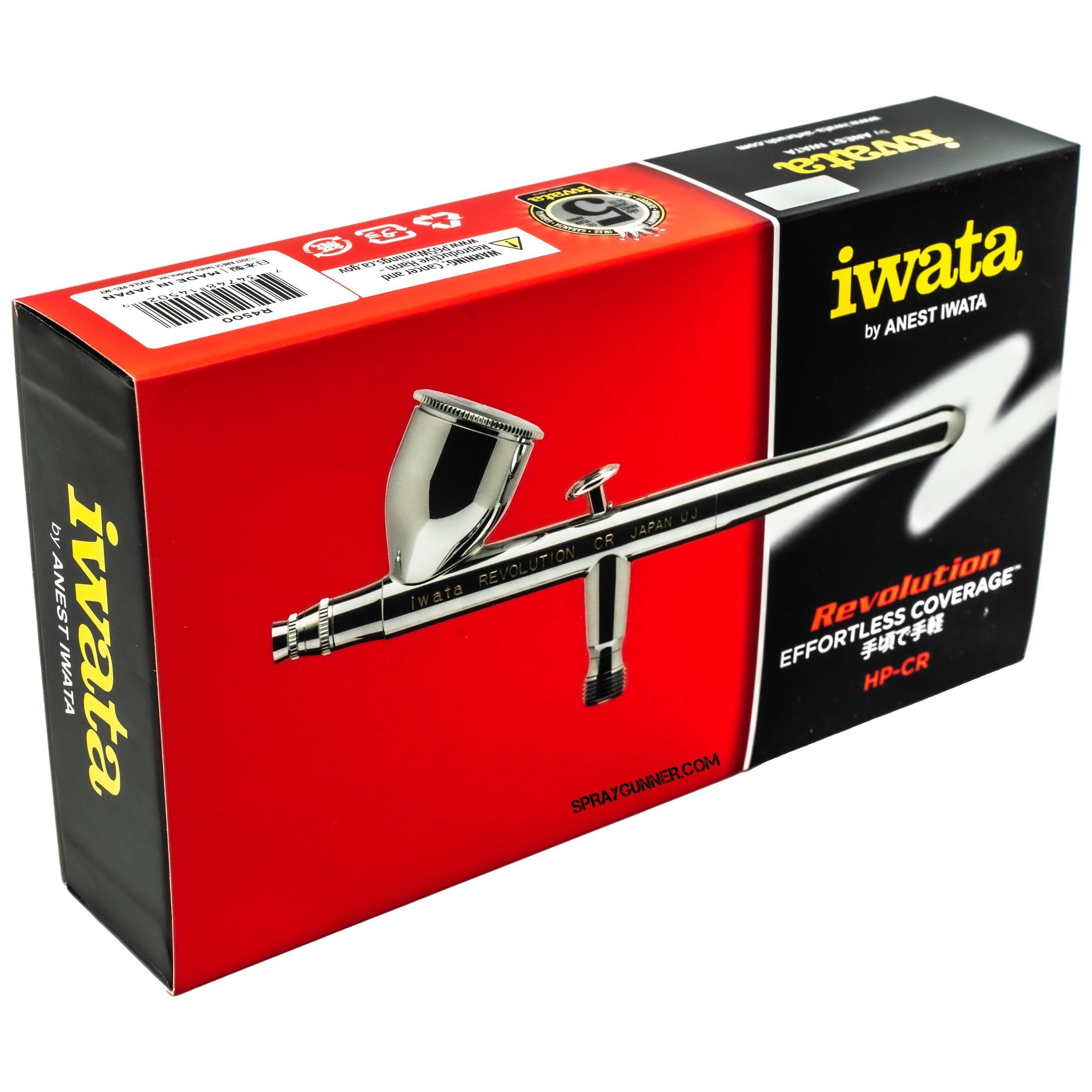 Iwata Revolution HP-CR Gravity Feed Dual Action Airbrush - Urbanlystore
