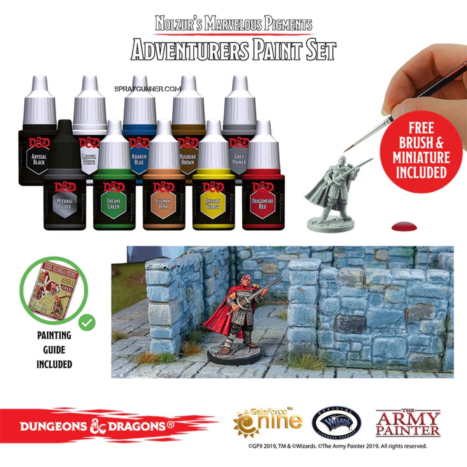 THE ARMY PAINTER: D&D Adventurers Paint Set - Urbanlystore