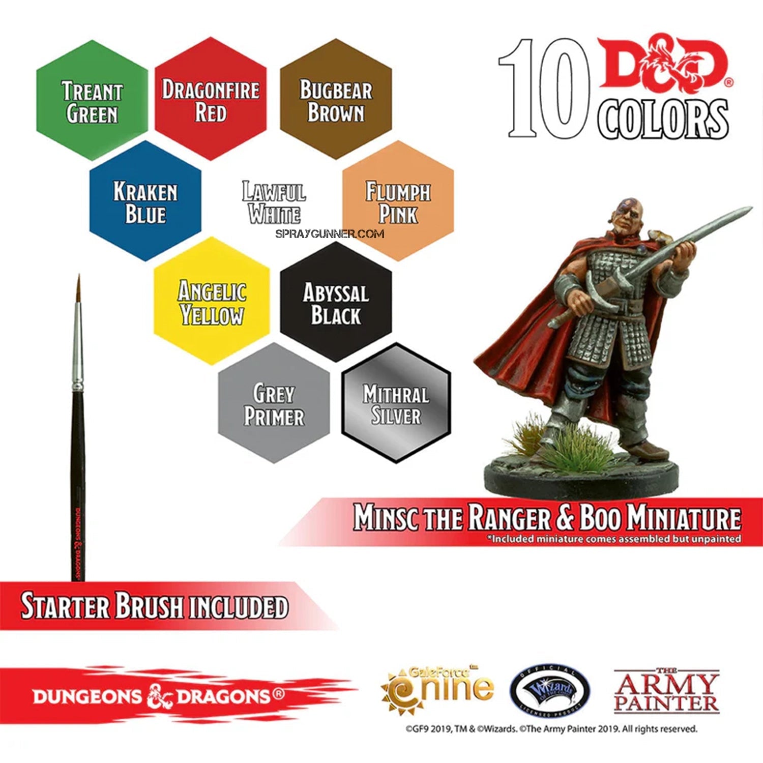 THE ARMY PAINTER: D&D Adventurers Paint Set - Urbanlystore