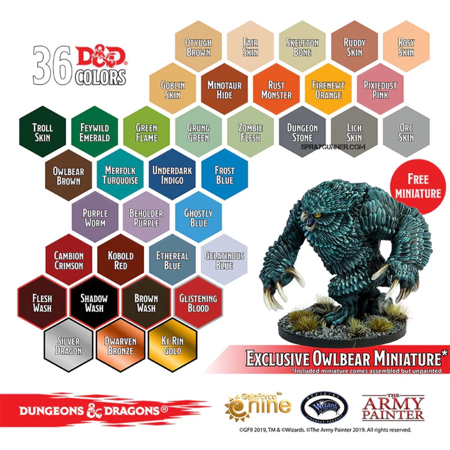 THE ARMY PAINTER: D&D Monsters Paint Set - Urbanlystore