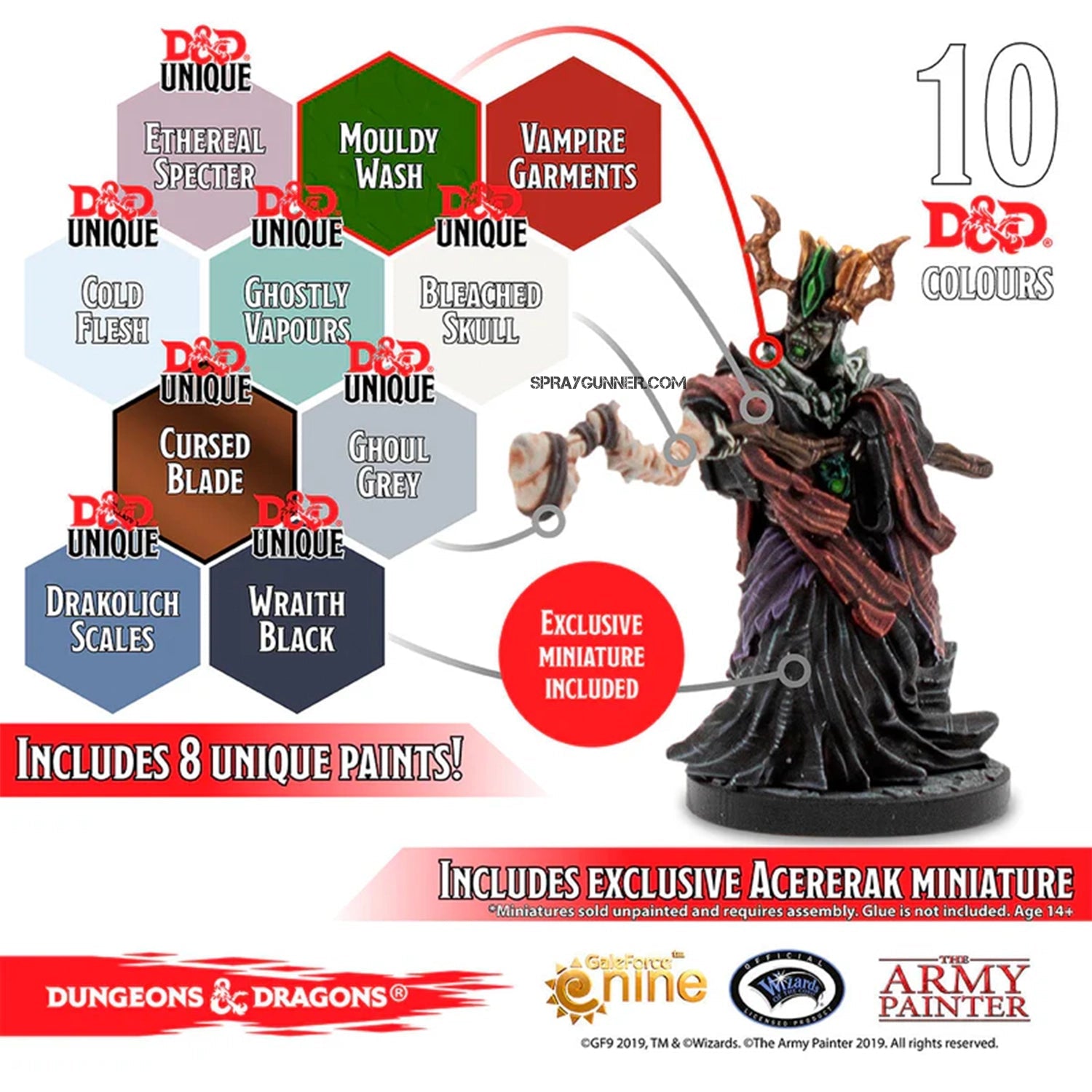 THE ARMY PAINTER: D&D Underdead Paint Set - Urbanlystore