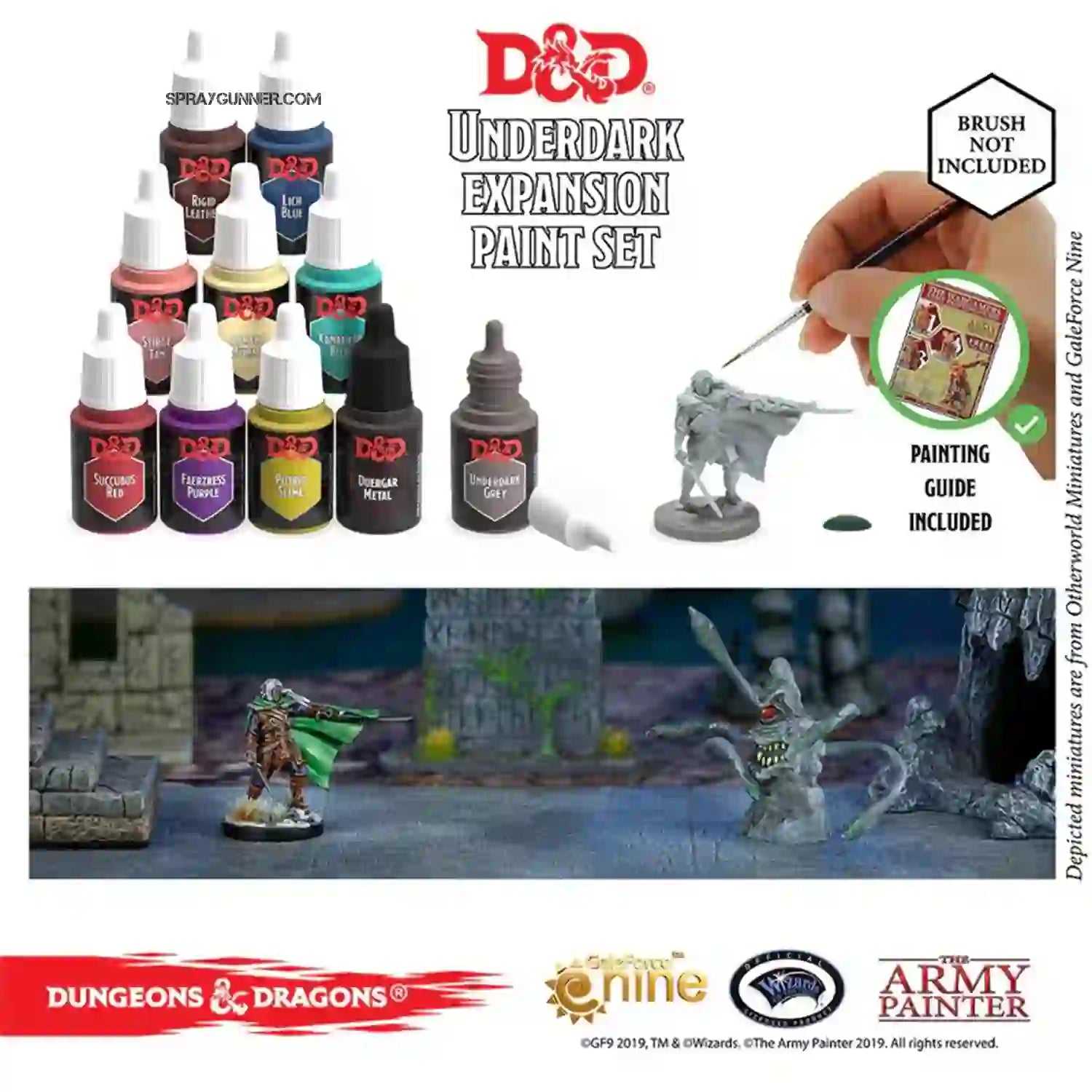 THE ARMY PAINTER: D&D Underdark Paint Set - Urbanlystore