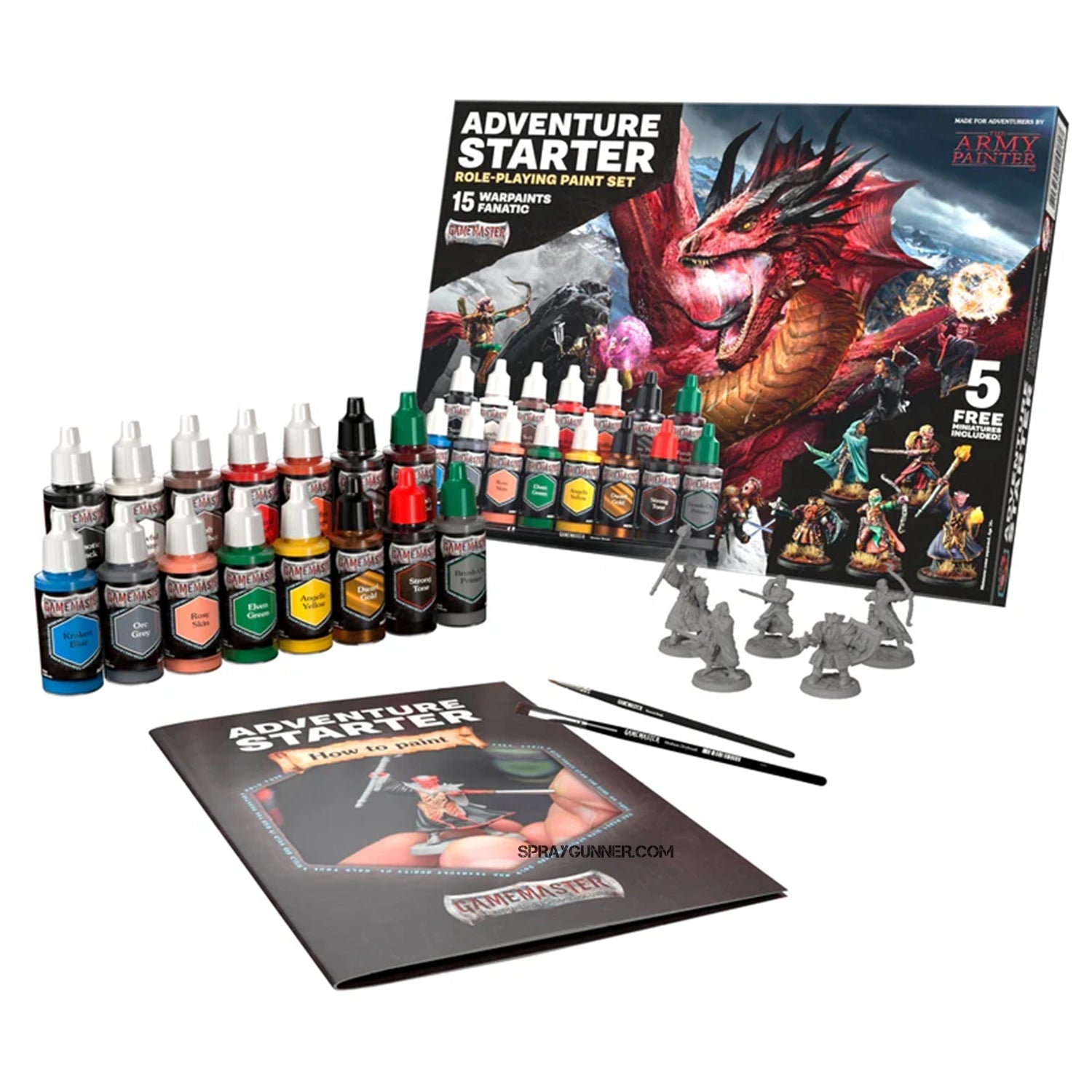 THE ARMY PAINTER: GameMaster Adventure Starter Role-Playing Paint Set - Urbanlystore