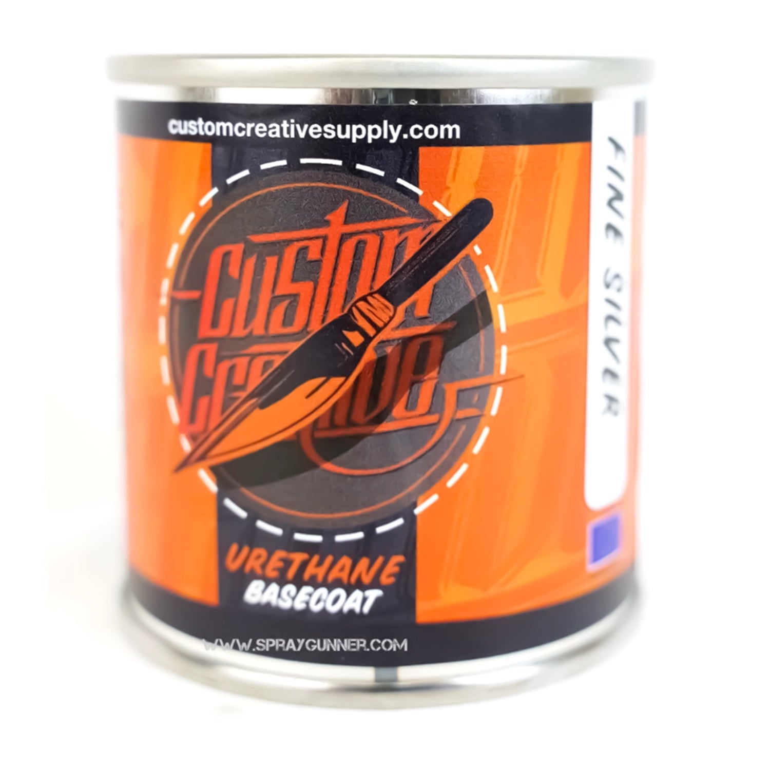 Fine Silver urethane striping paint 125ml by Custom Creative - Urbanlystore