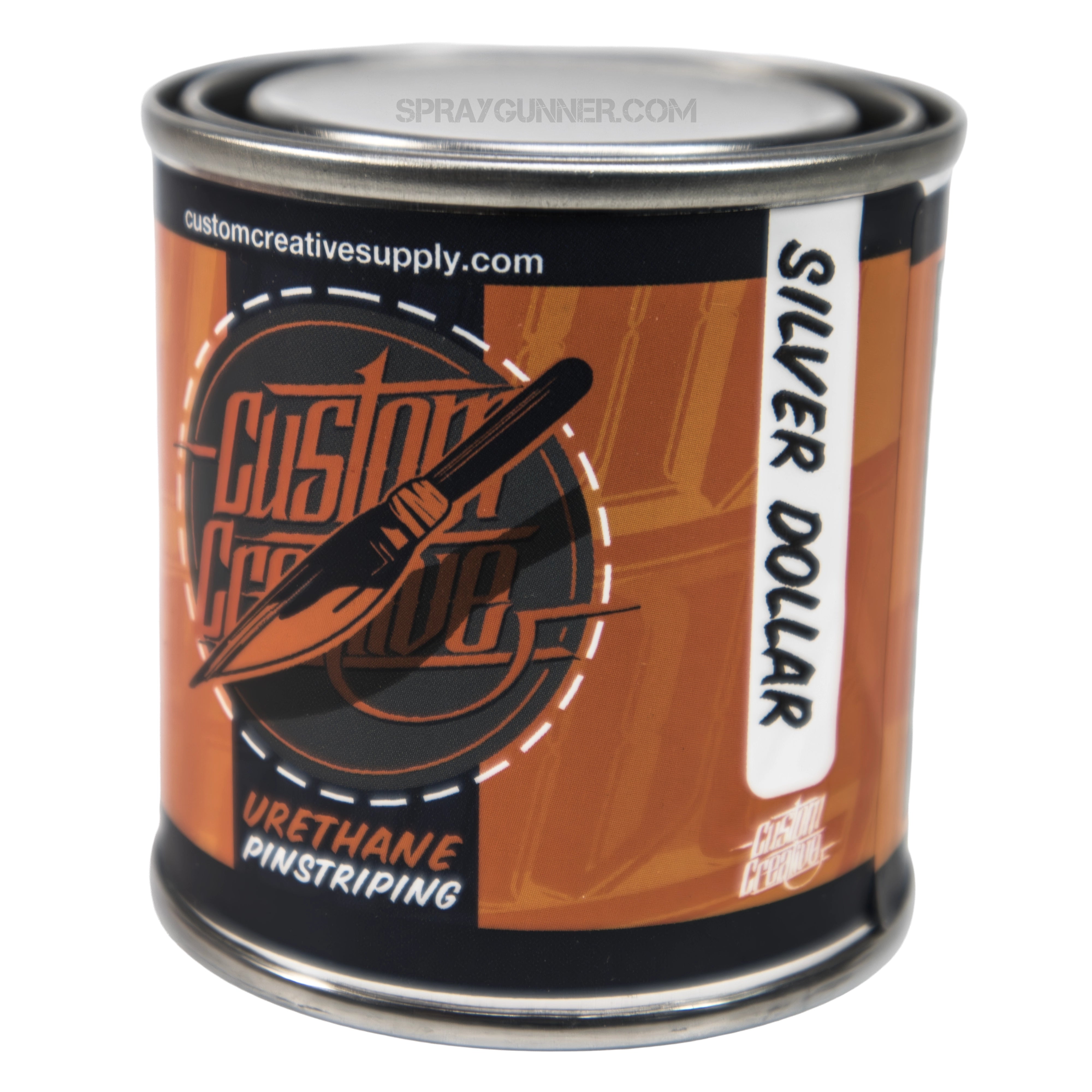 Silver Dollar urethane pinstriping paint 125ml/4oz by Custom Creative