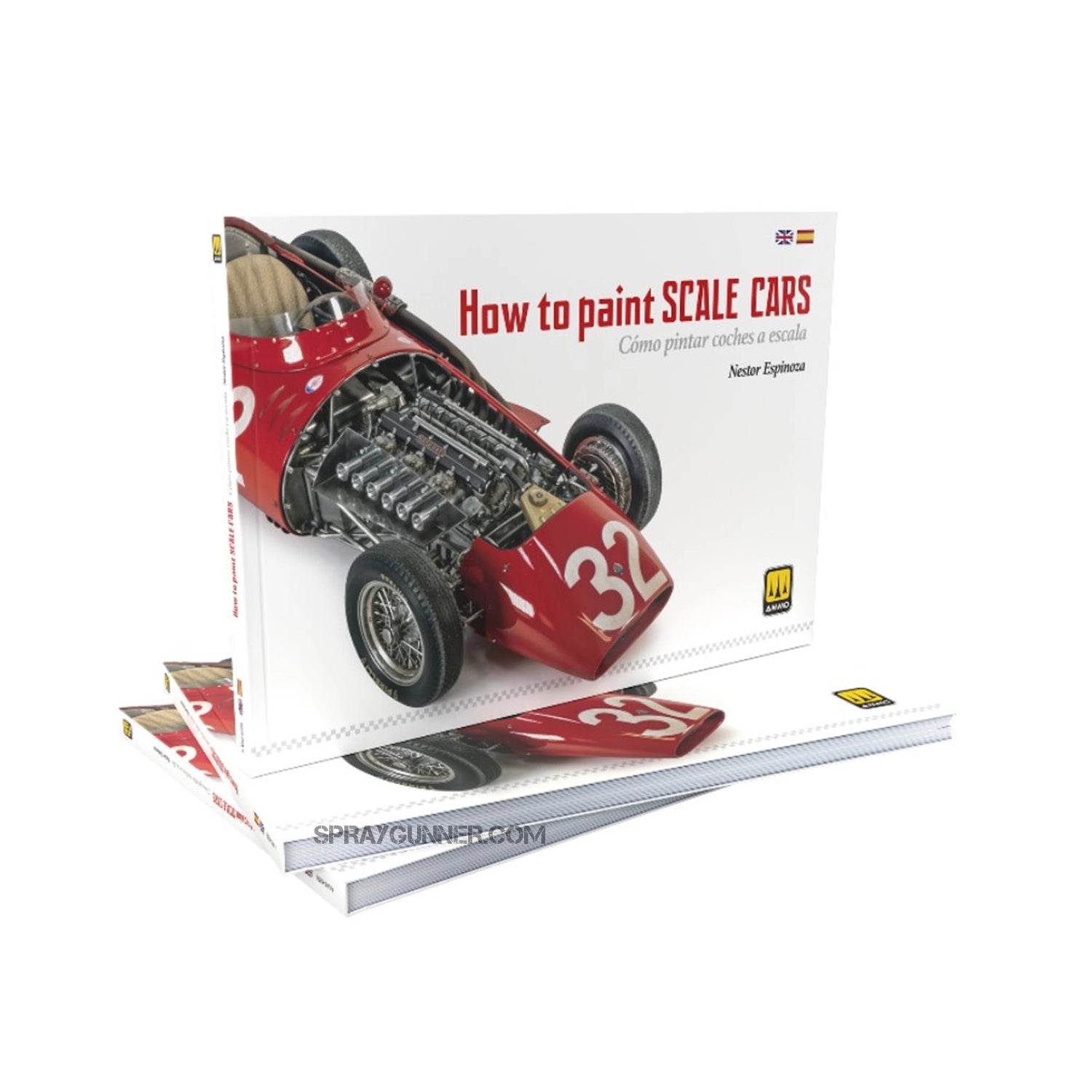 How to Paint SCALE CARS - hard cover book with step-by-step on painting model cars. - Urbanlystore