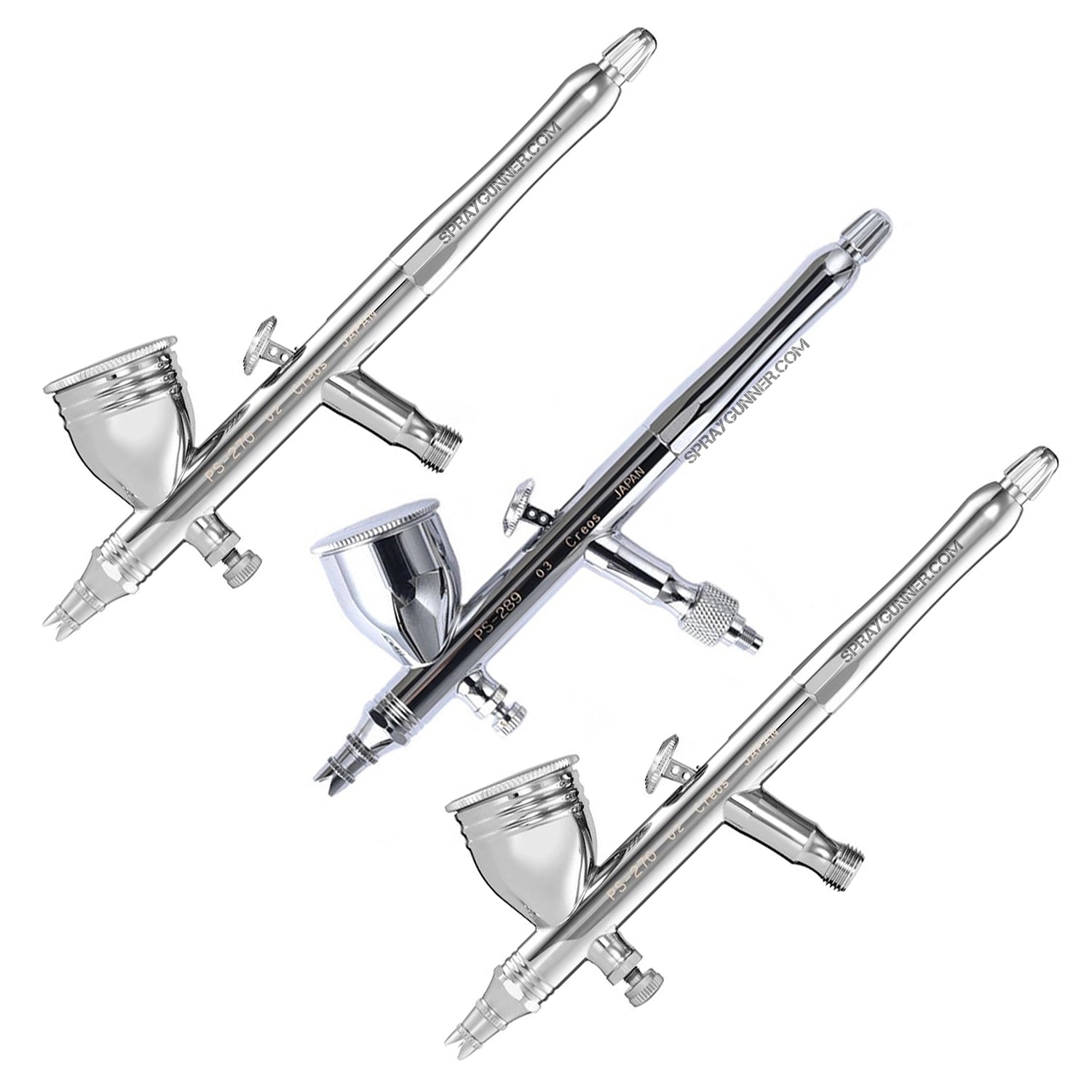 GSI Creos Mr. Airbrush Procon 2 PS-270 and 1 PS-289 Set - Urbanlystore