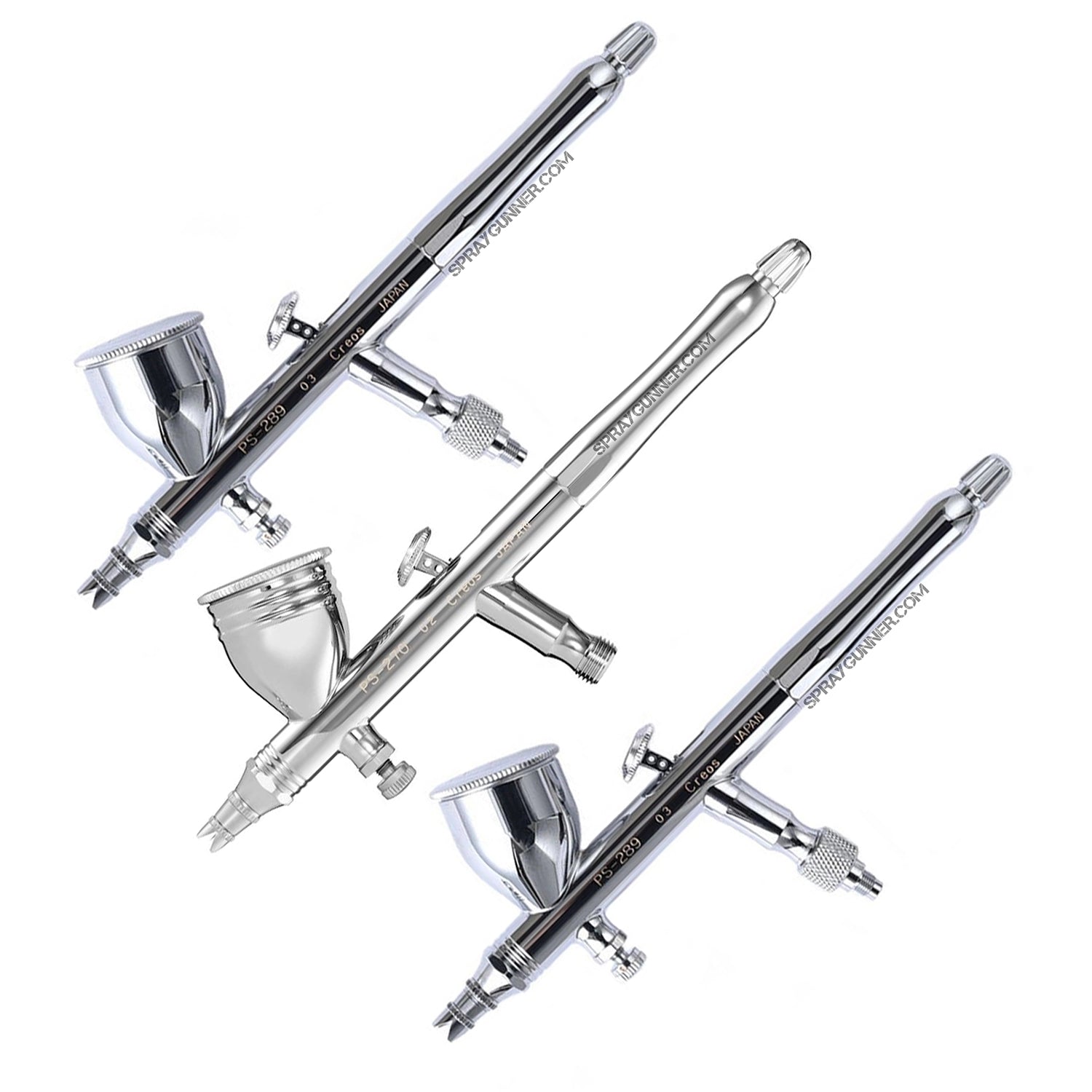 GSI Creos Mr. Airbrush Procon 2 PS-289 and 1 PS-270 Set - Urbanlystore