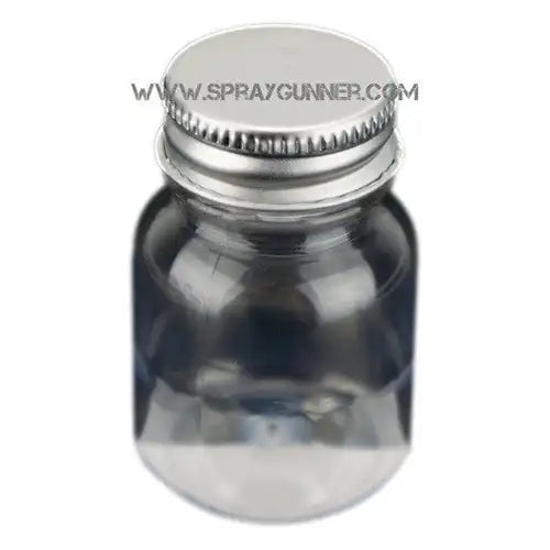 Plastic bottle with lid and label 1 oz - Urbanlystore