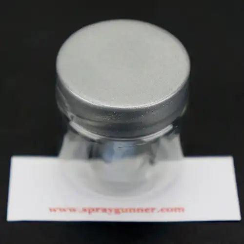 Plastic jar with lid and label 1 oz - Urbanlystore