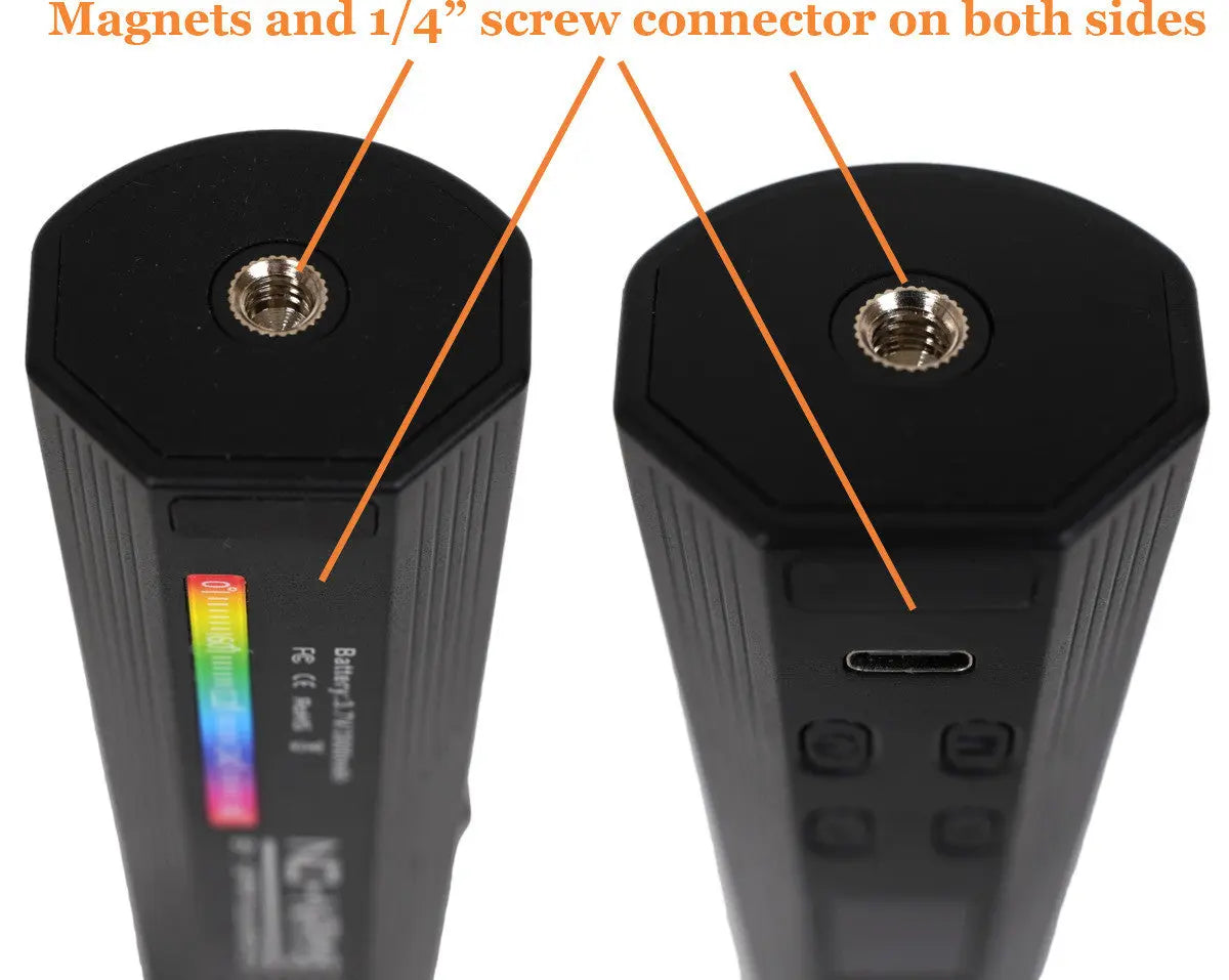 RGB LED light with magnets and battery - Urbanlystore