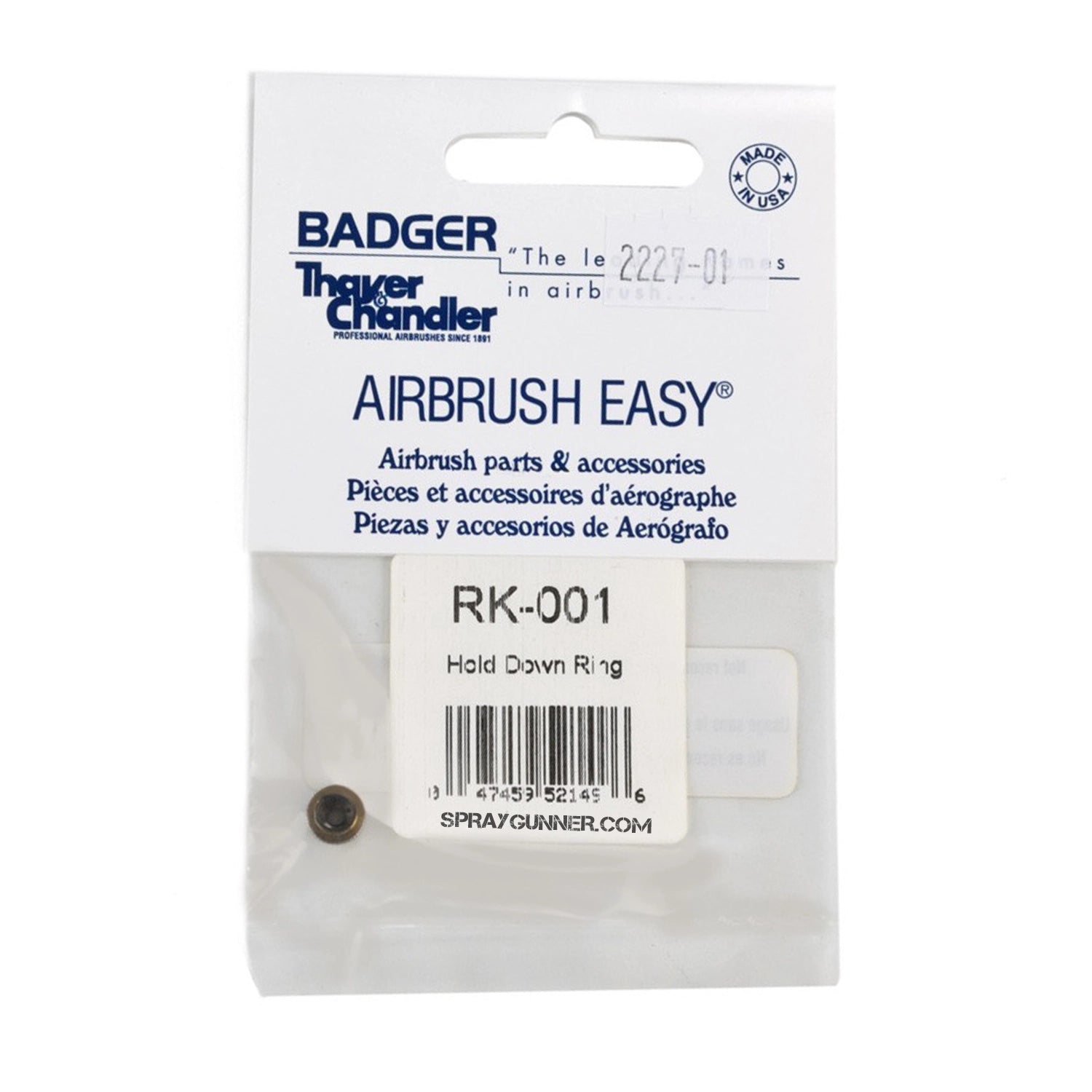 RK-001 Hold Down Ring BADGER  Krome - Urbanlystore