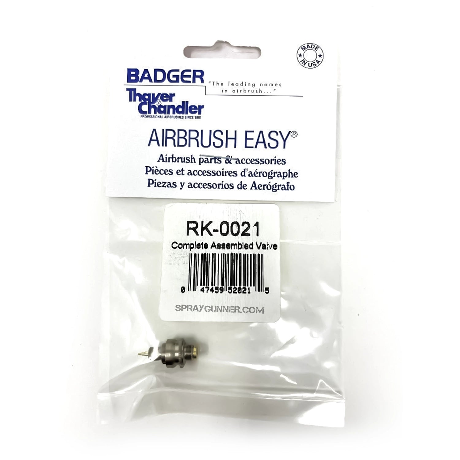 RK-0021 Complete Assembled Valve BADGER  Krome - Urbanlystore