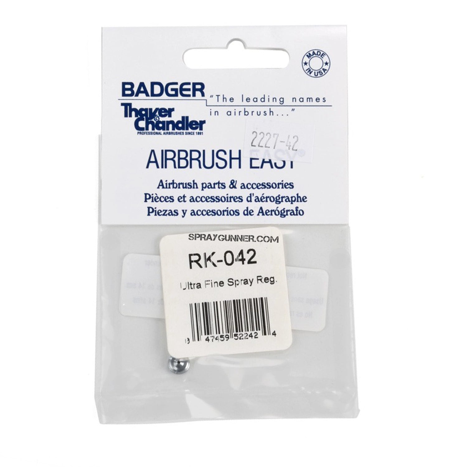 RK-042 Ultra Fine Spray Regulator BADGER  Krome - Urbanlystore