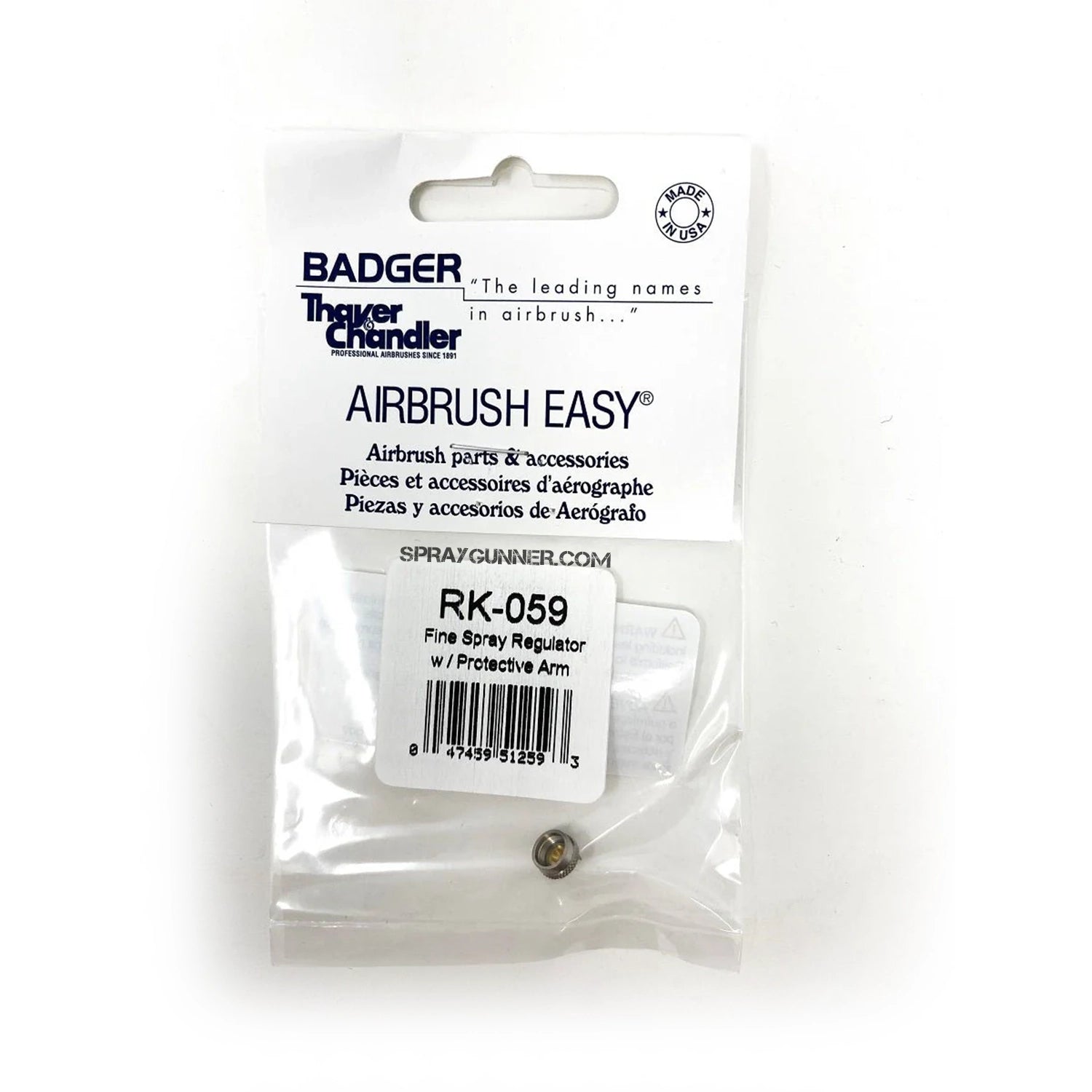 RK-059 Fine Spray Regulator w/ arm BADGER  Krome - Urbanlystore