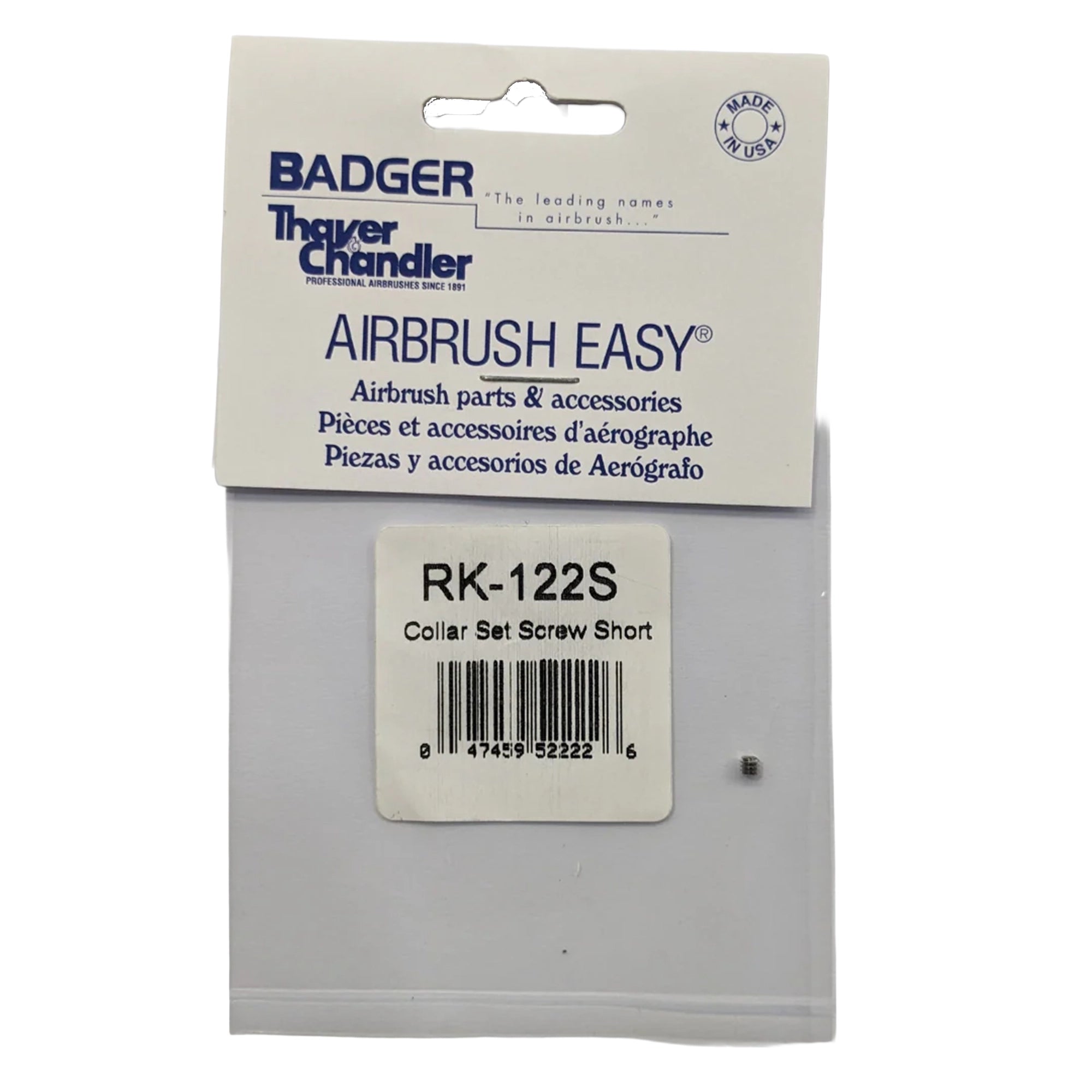 BADGER RK-122S Collar Set Screw Short