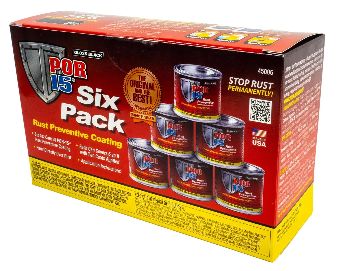 Rust Preventive Coating Gloss Black - Urbanlystore