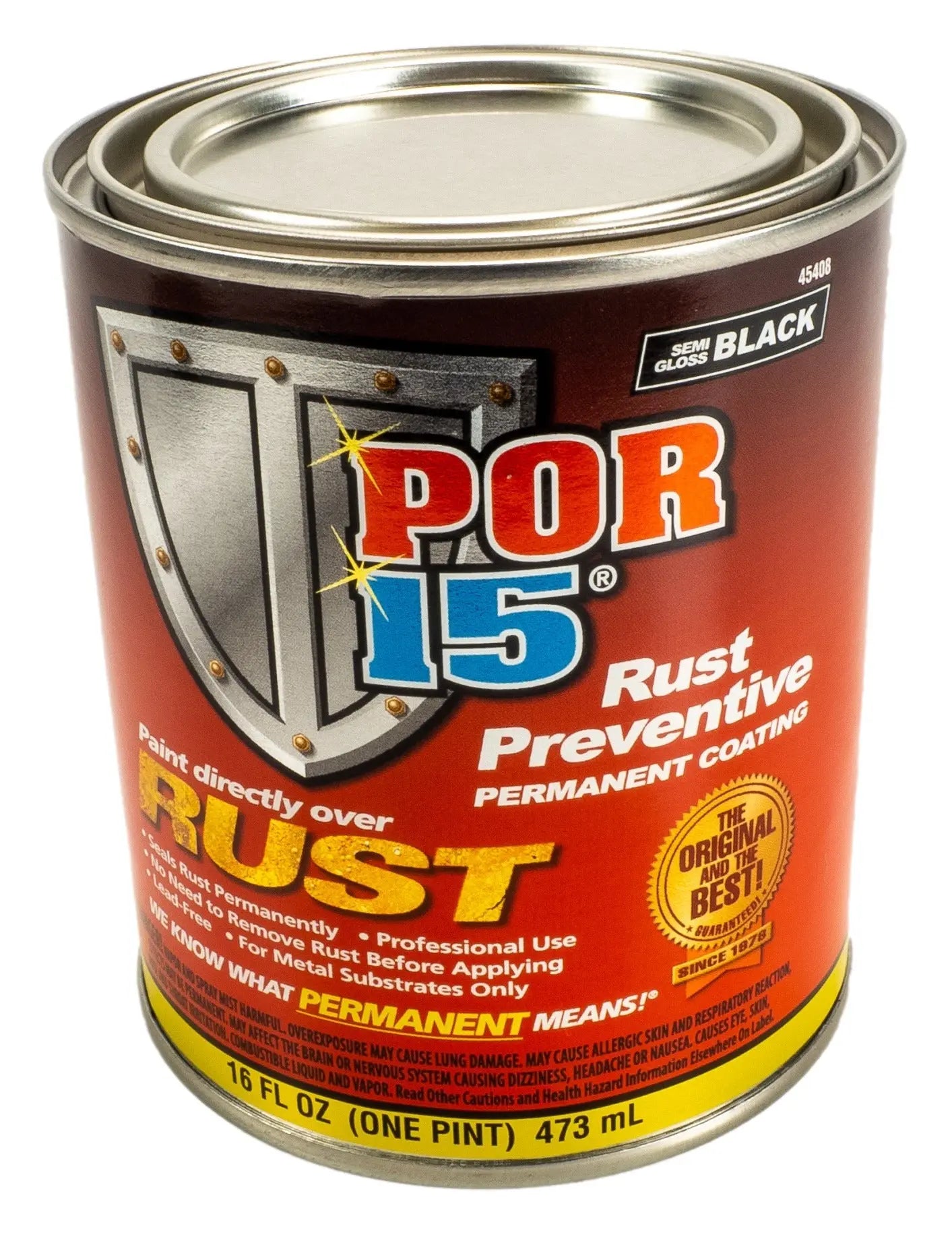 Rust Preventive Coating Semi-Gloss Black POR-15
