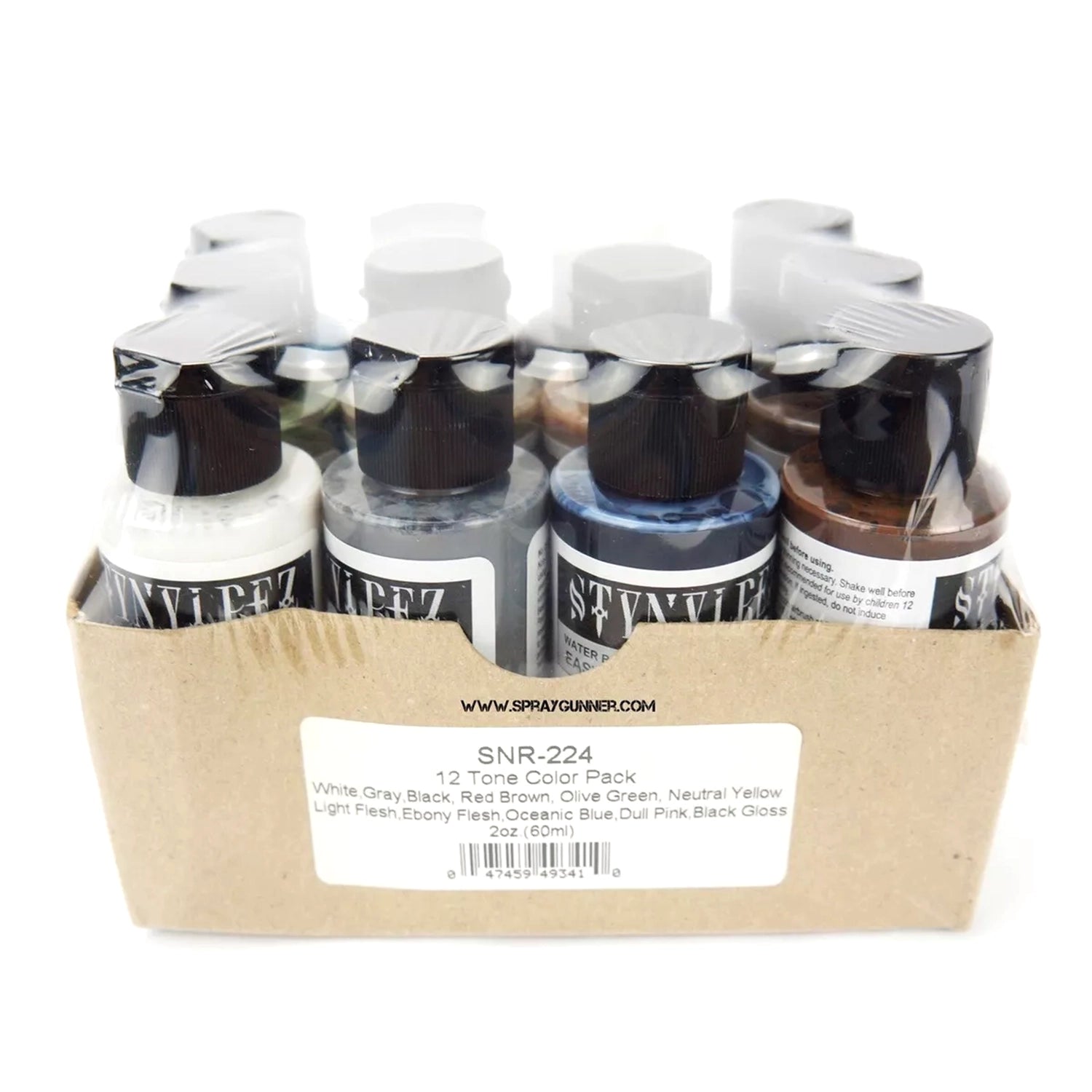 STYNYLREZ primer set 12 tone 2oz (60ml) each SNR-224 - Urbanlystore