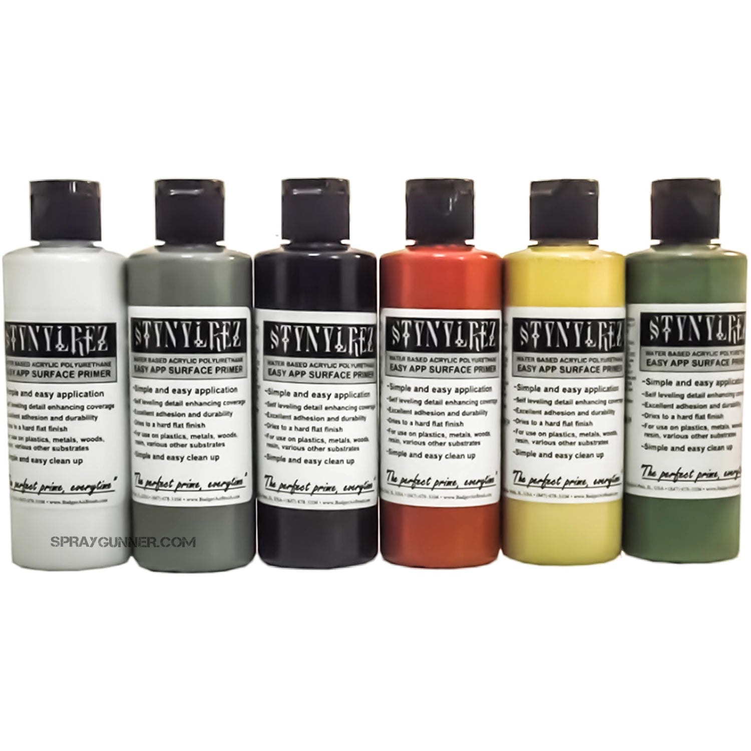 STYNYLREZ primer set 6 tone 120ml each - Urbanlystore