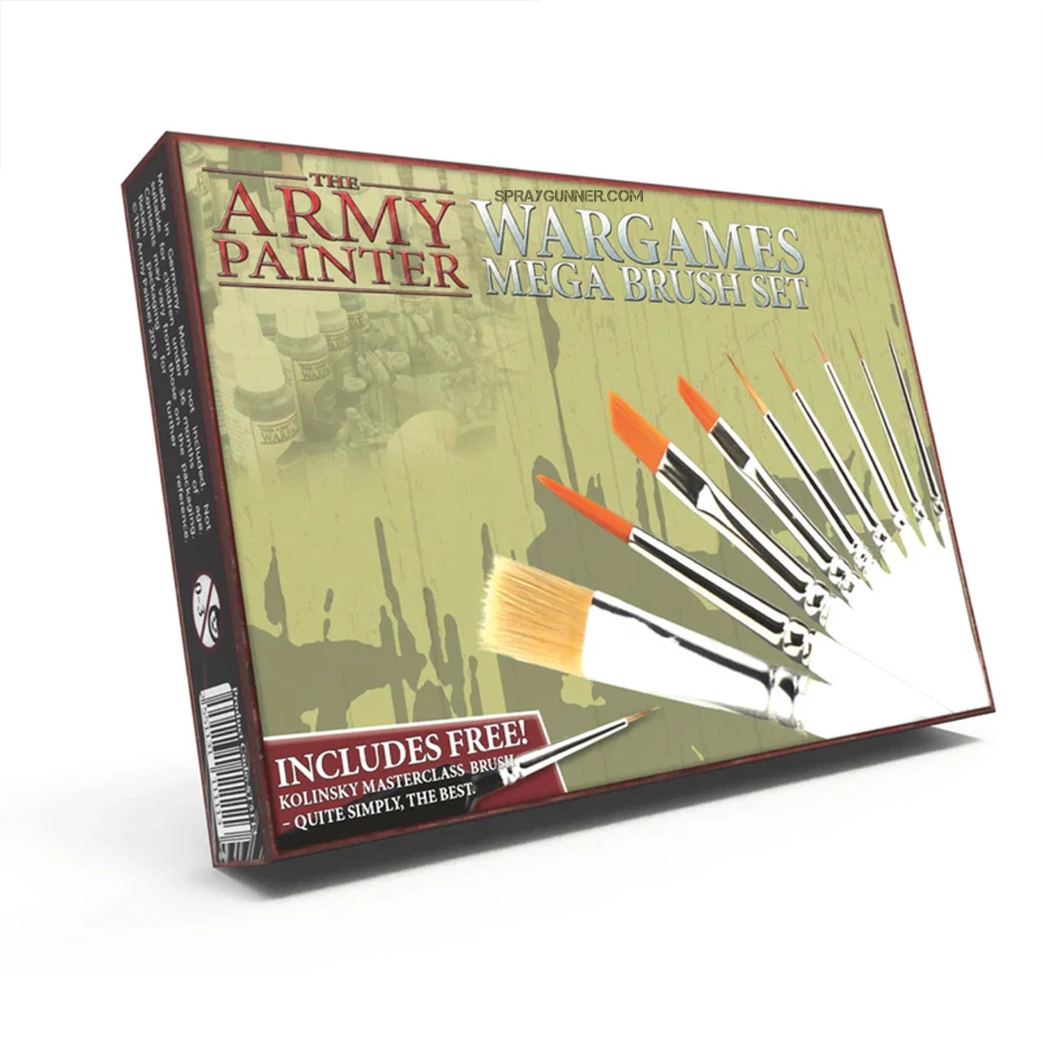 THE ARMY PAINTER: Mega Brush Set - Urbanlystore