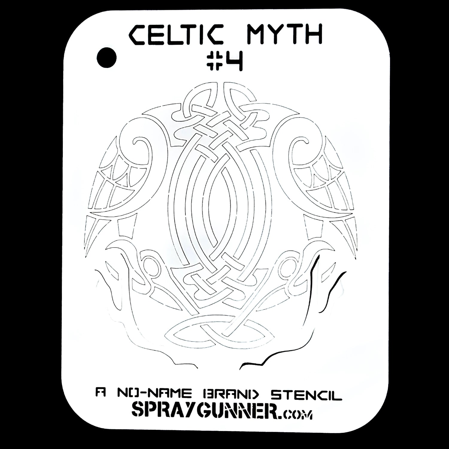 NO-NAME Brand Celtic Myth Stencil #4 - Urbanlystore