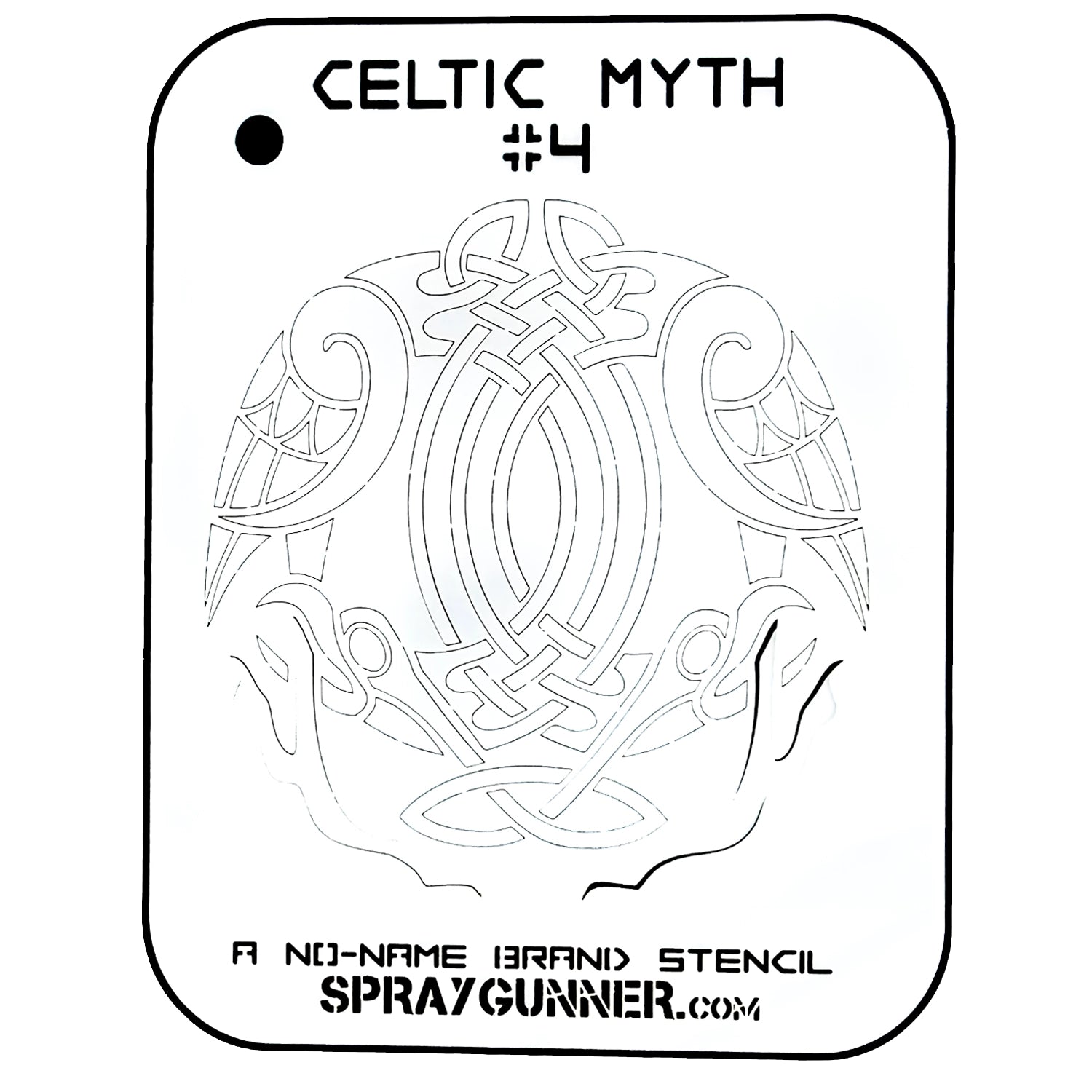 NO-NAME Brand Celtic Myth Stencil #4 - Urbanlystore