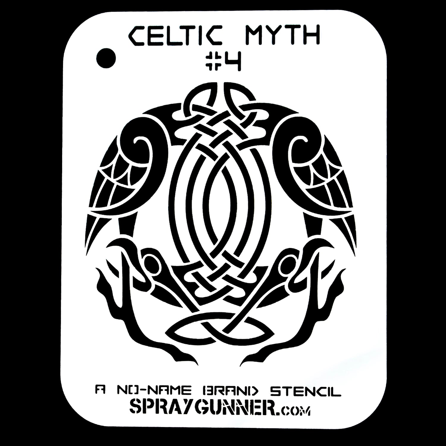 NO-NAME Brand Celtic Myth Stencil #4 - Urbanlystore