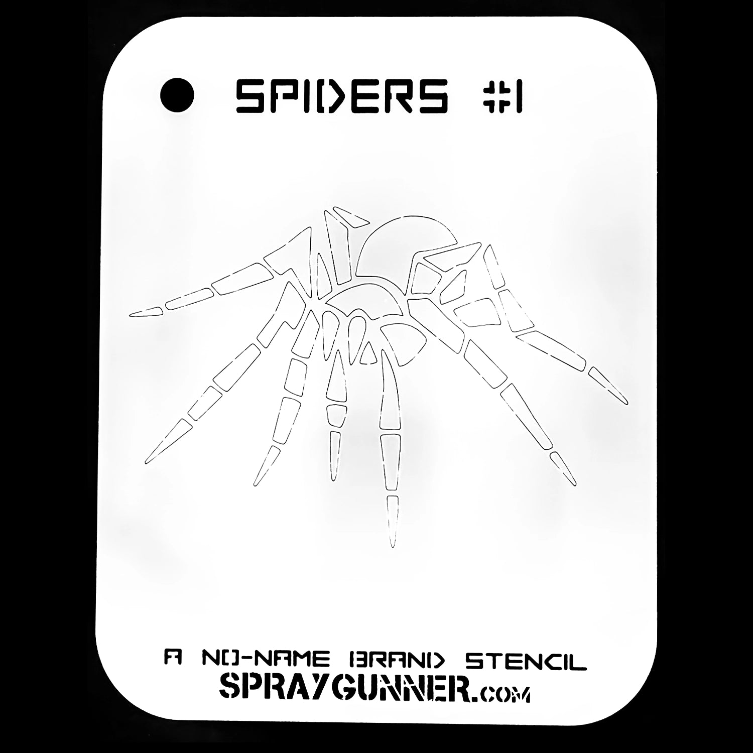 NO-NAME Brand Spiders Stencil #1 - Urbanlystore