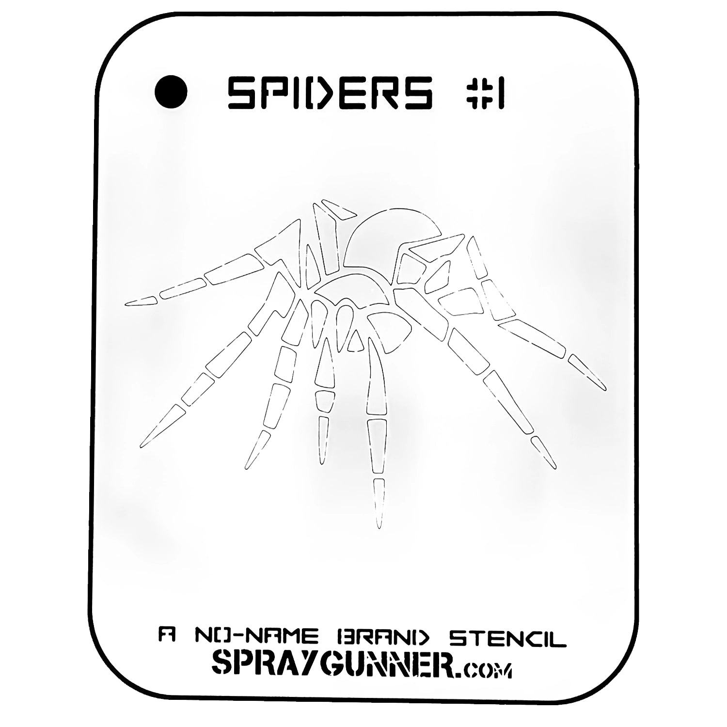 NO-NAME Brand Spiders Stencil #1 - Urbanlystore
