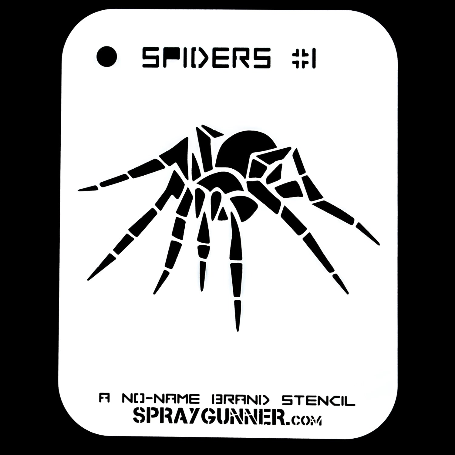 NO-NAME Brand Spiders Stencil #1 - Urbanlystore