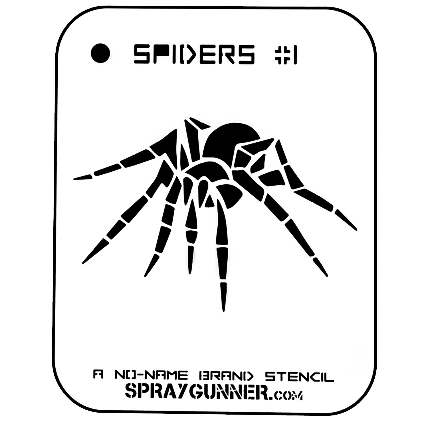 NO-NAME Brand Spiders Stencil #1 - Urbanlystore
