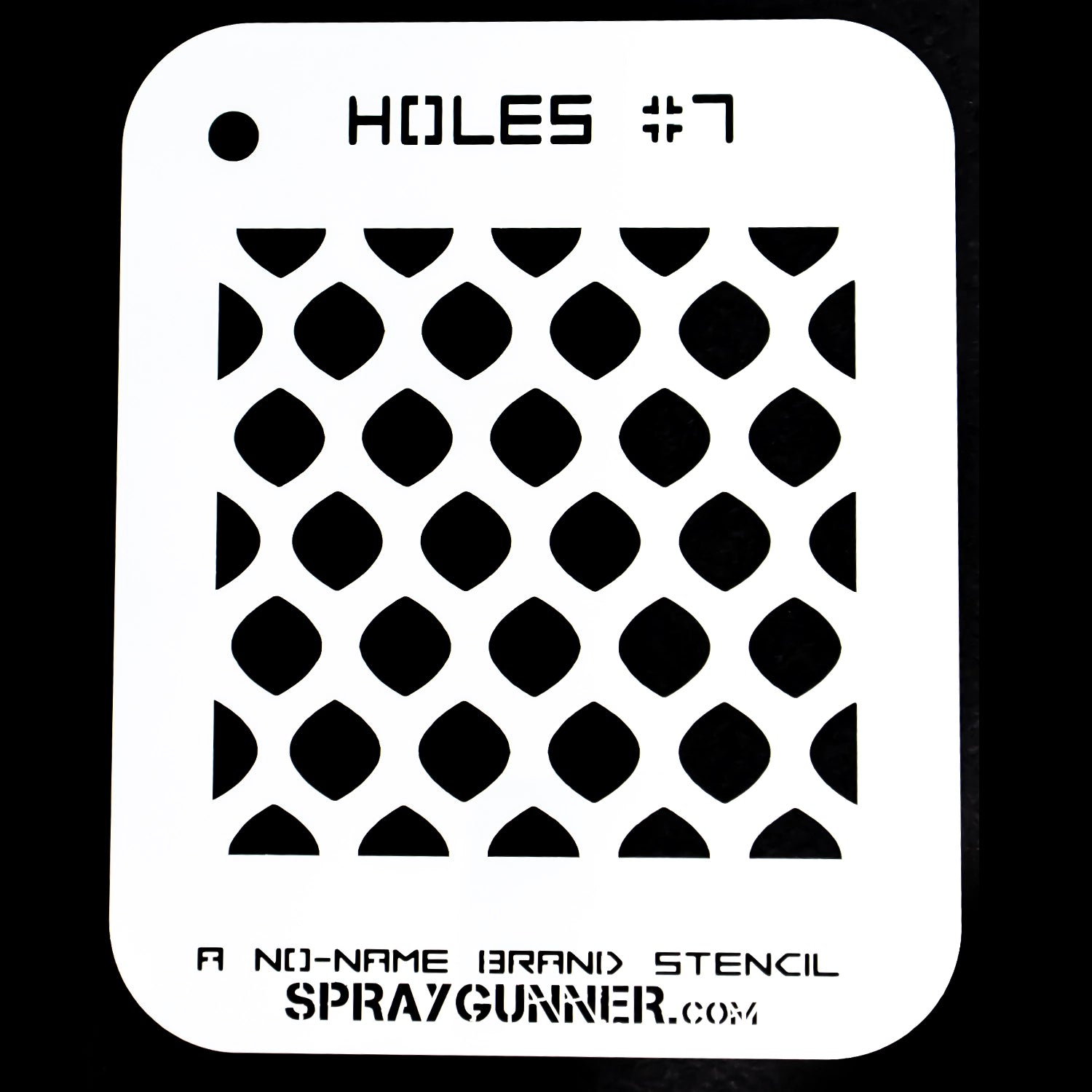 NO-NAME Brand Holes Stencil #7 - Urbanlystore