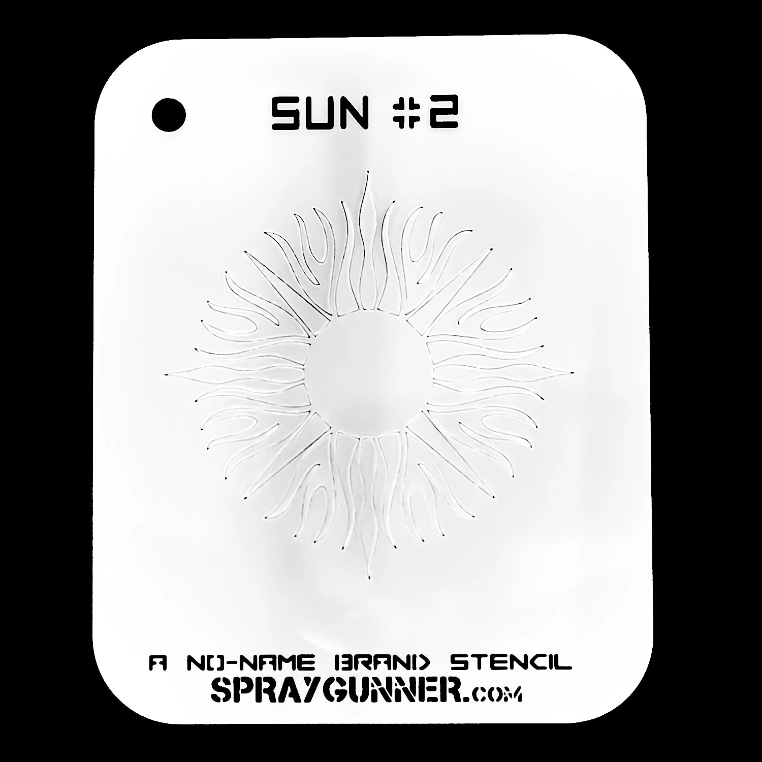 NO-NAME Brand Sun Stencil #2 - Urbanlystore