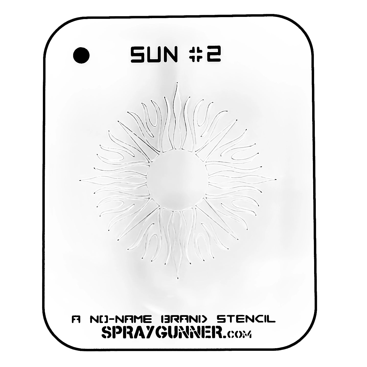 NO-NAME Brand Sun Stencil #2 - Urbanlystore
