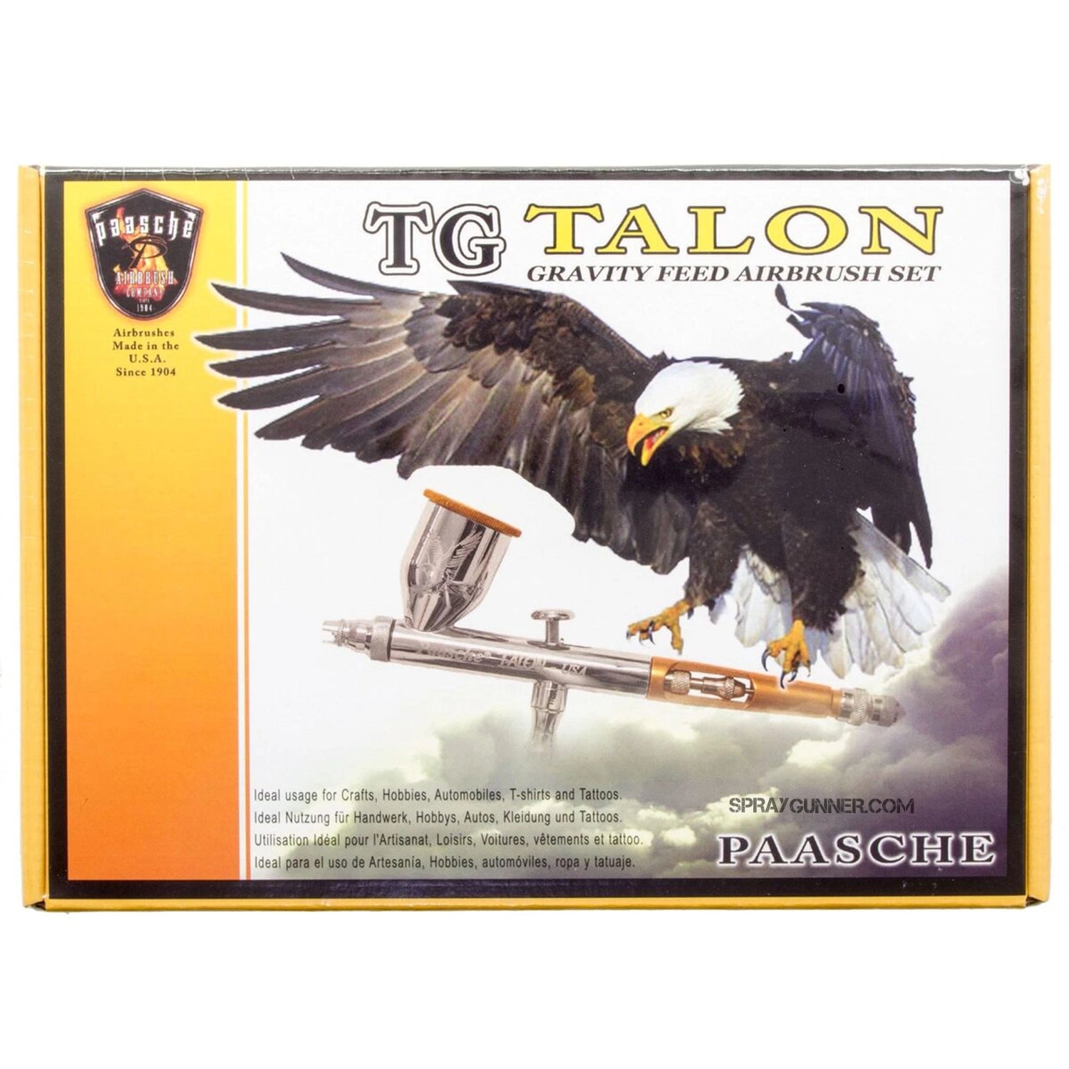 Paasche Talon Set with Three Heads and Fan Cap TG-3AS - Urbanlystore