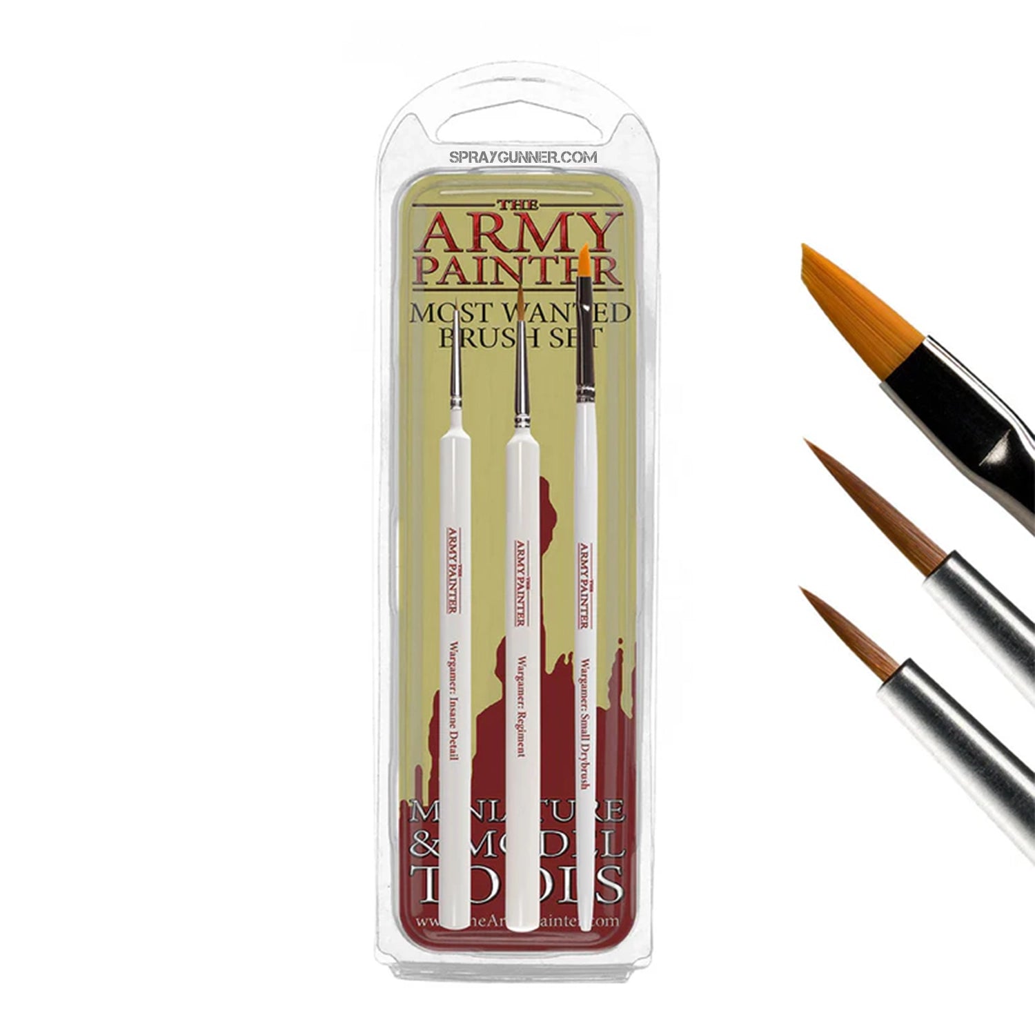 THE ARMY PAINTER: Most Wanted Brush Set - Urbanlystore